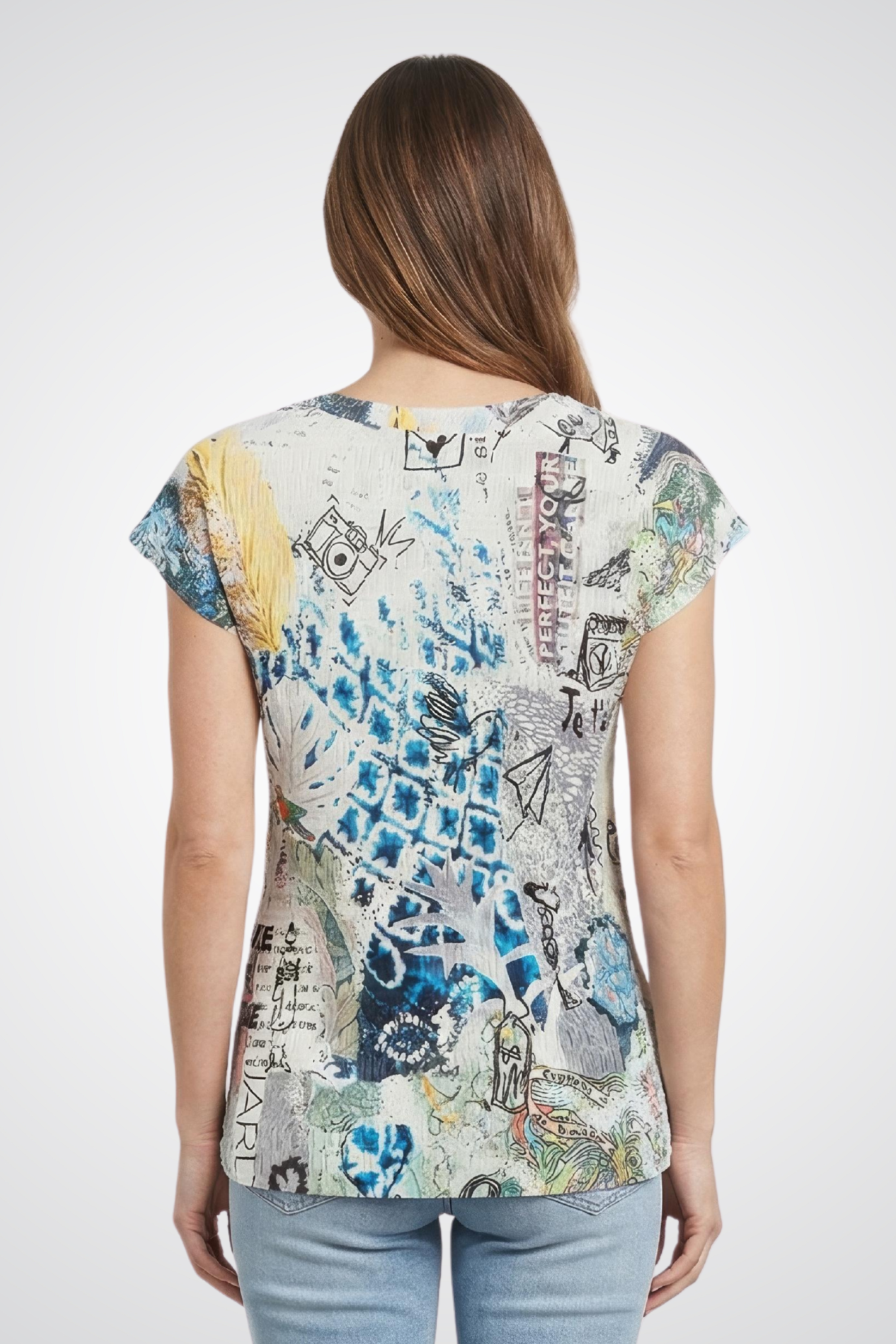 V-Neck Sleeveless Top