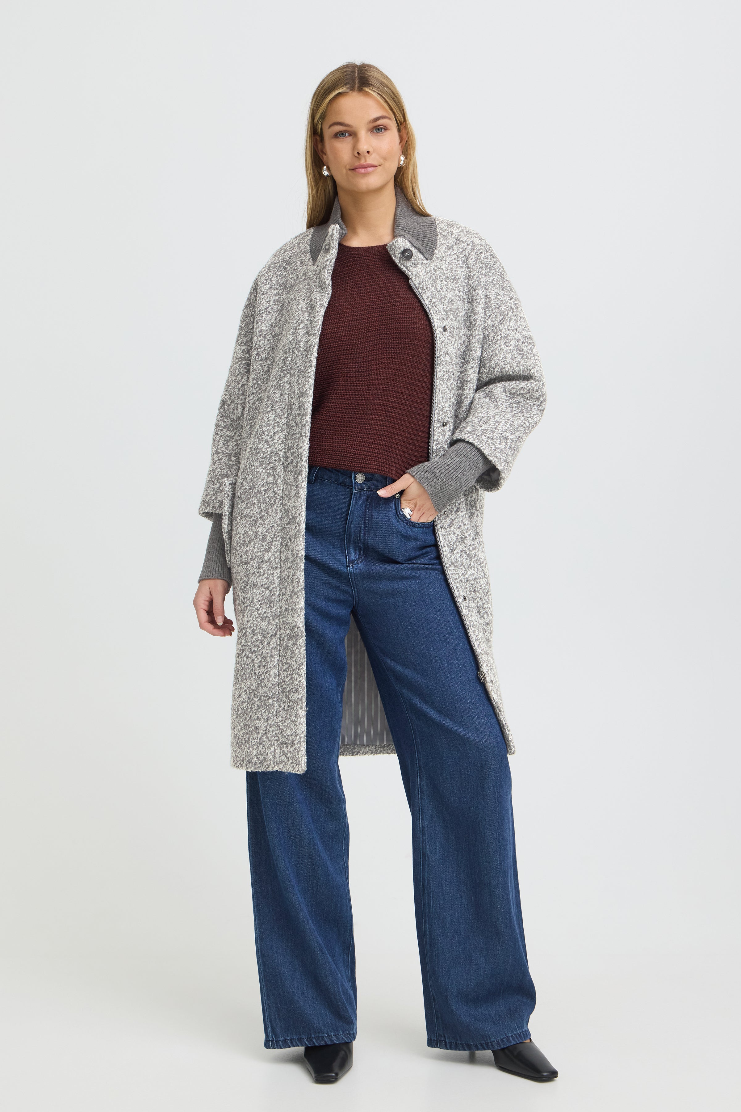 Fransa Angele Long Coat - Style 20617824