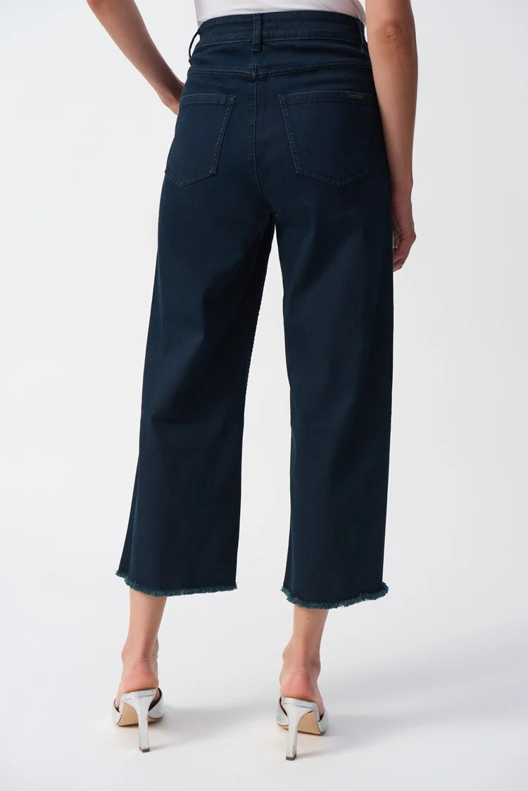 Claudia Culotte Jeans With Embellished Front Seam