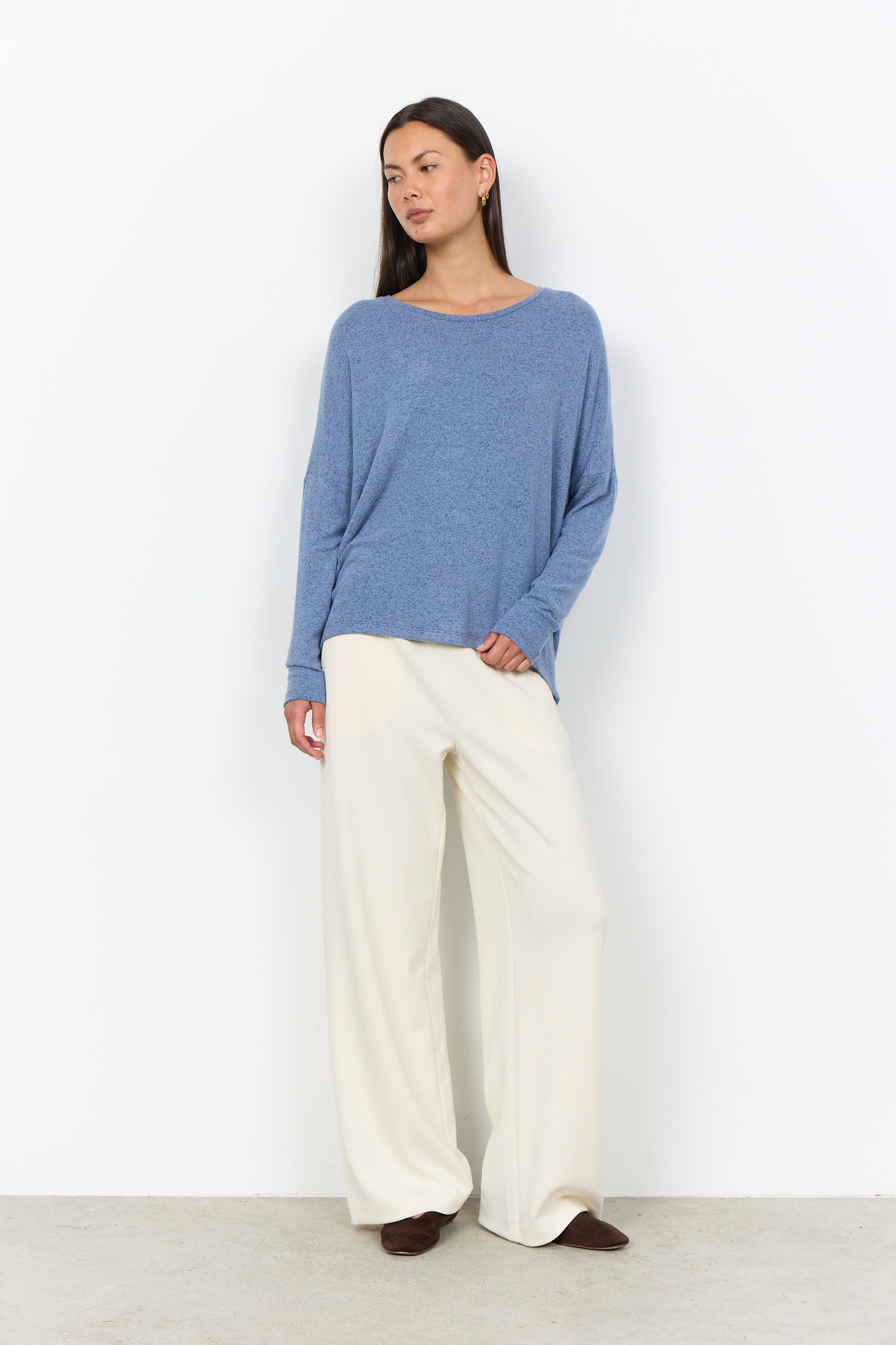Soya Concepts Long Sleeve Crew Neck Top - Style 5F24788A
