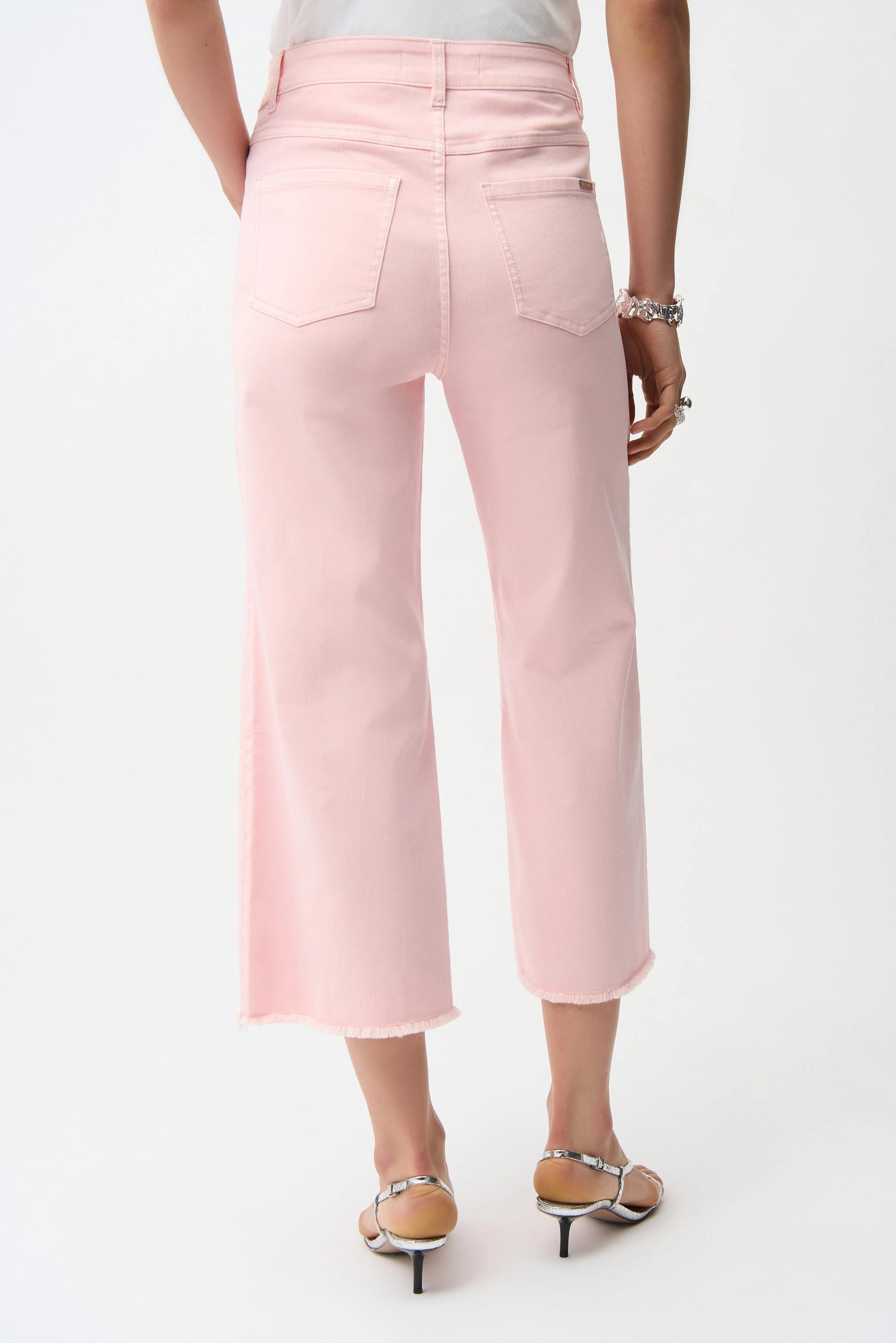 Claudia Culotte Jeans With Embellished Front Seam