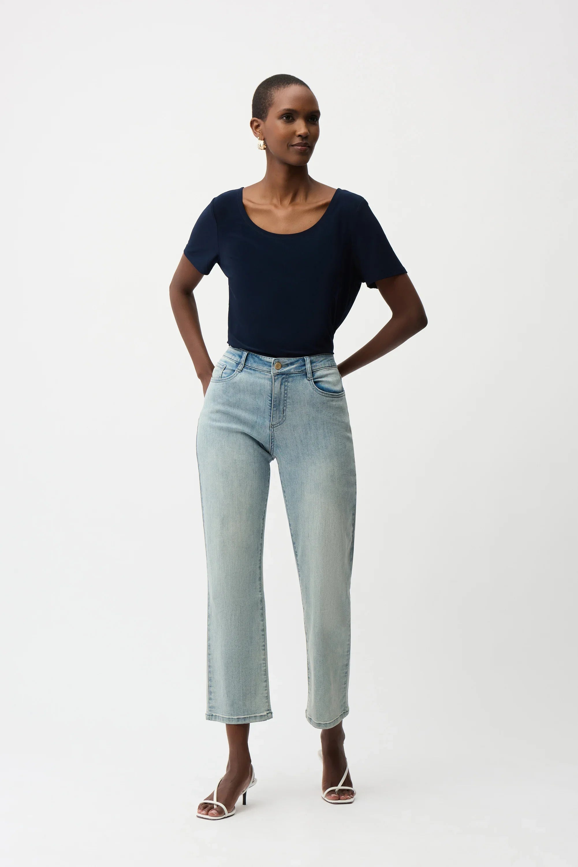 Featherweave Straight Leg Jeans