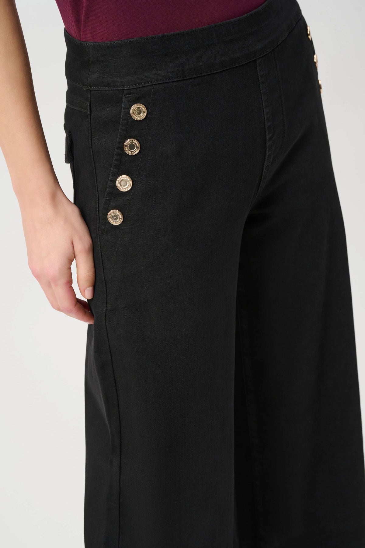Joseph Ribkoff Classic Wide Leg Pull-On Jeans - Style 254919