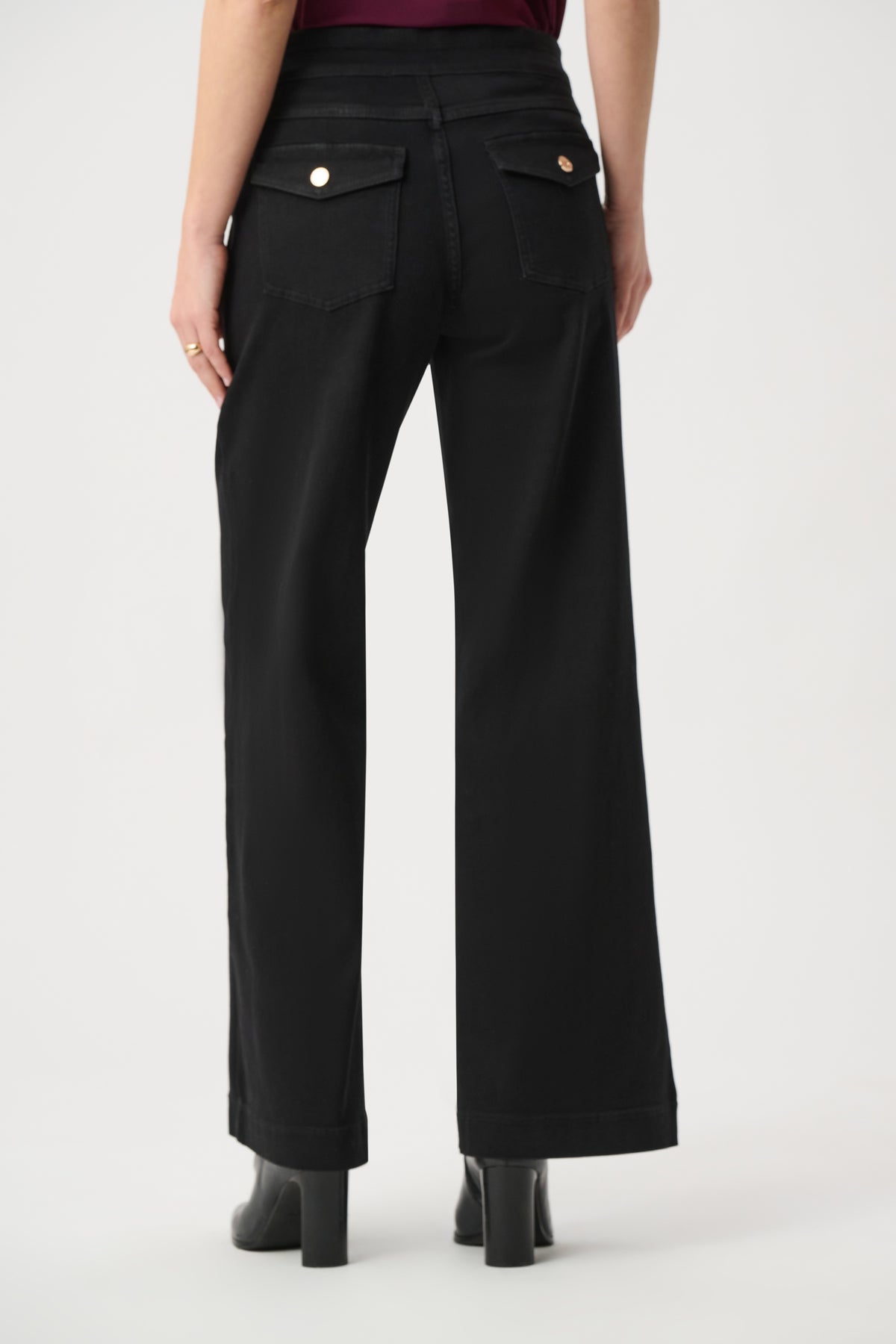 Joseph Ribkoff Classic Wide Leg Pull-On Jeans - Style 254919