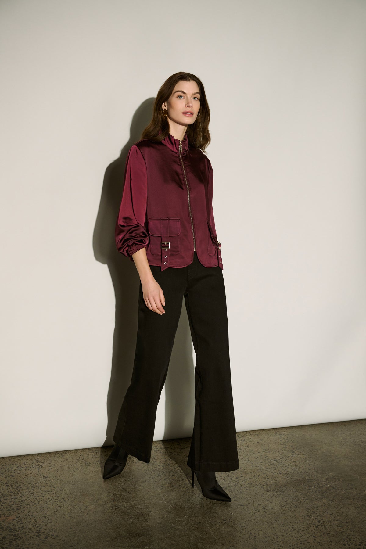 Joseph Ribkoff Classic Wide Leg Pull-On Jeans - Style 254919