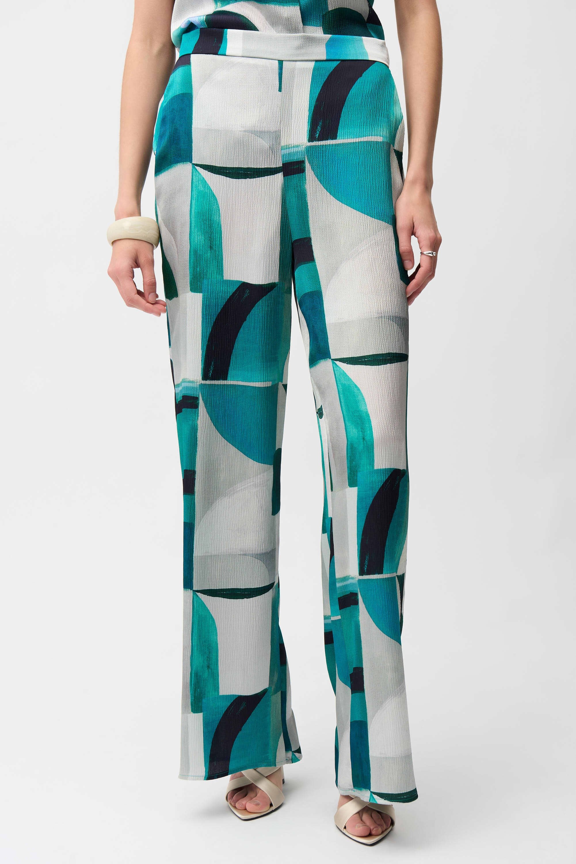 Geometric Print Pants