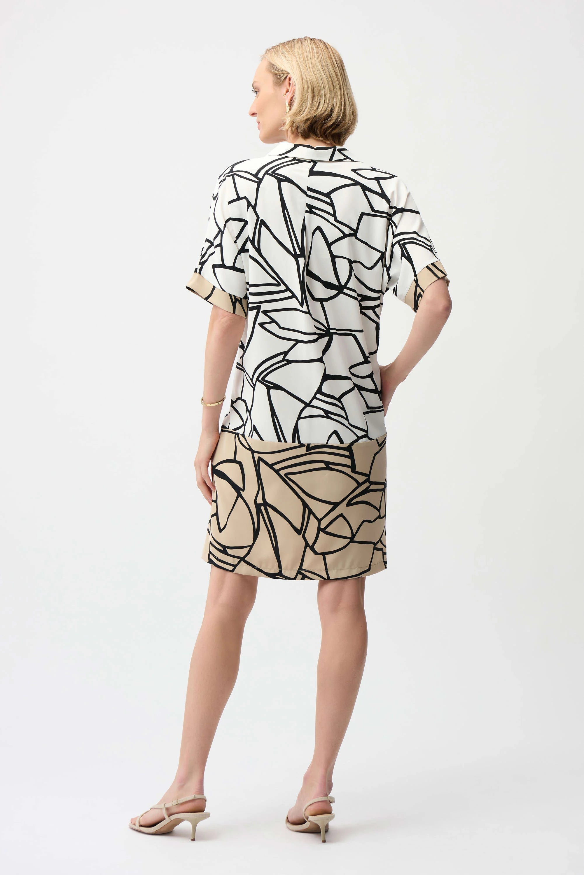 Abstract Print Dress