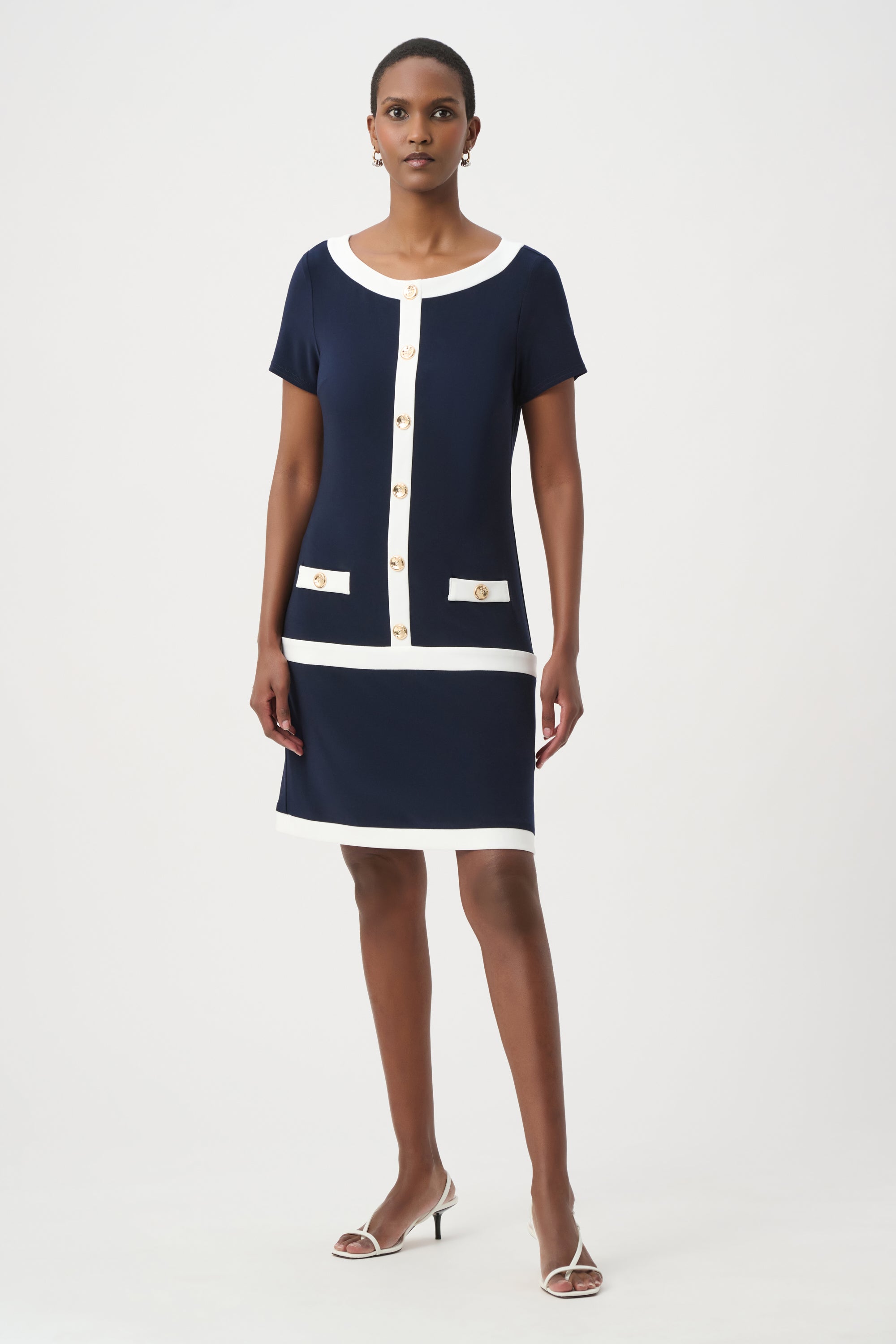 Joseph Ribkoff Block Sheath Dress 261091 | Modella Canada
