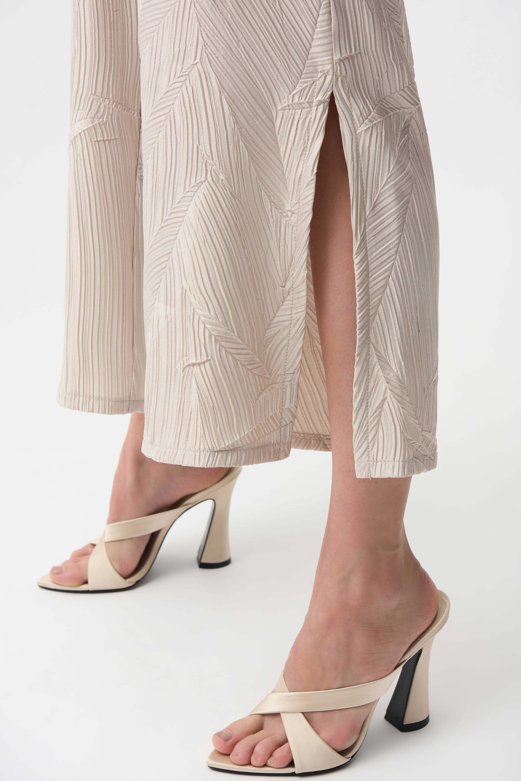 Satin Wide-Leg Culotte Pants