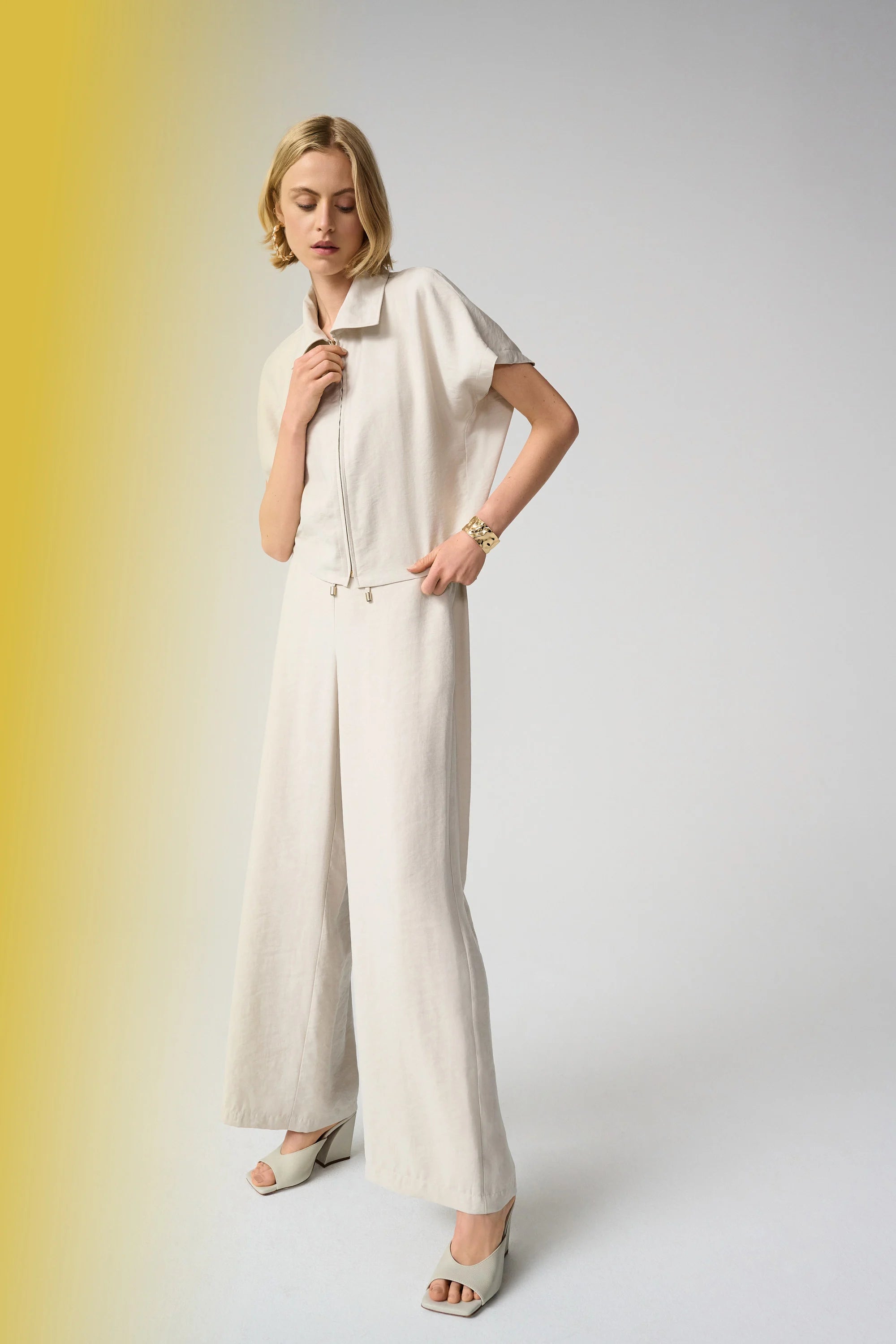 Wide Leg Drawstring Pants