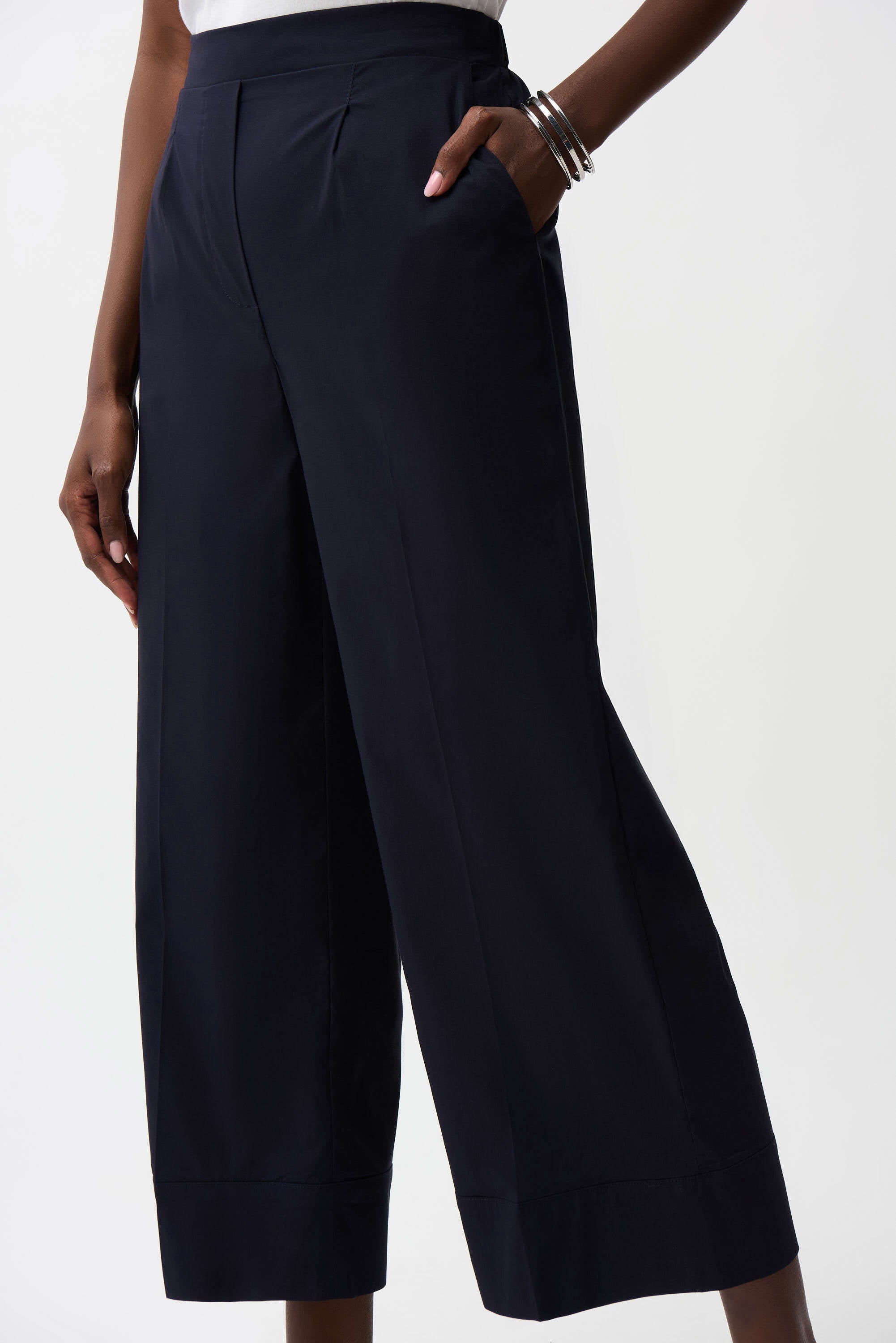 Joseph Ribkoff Stretch Poplin Culotte Pants - Style 261264