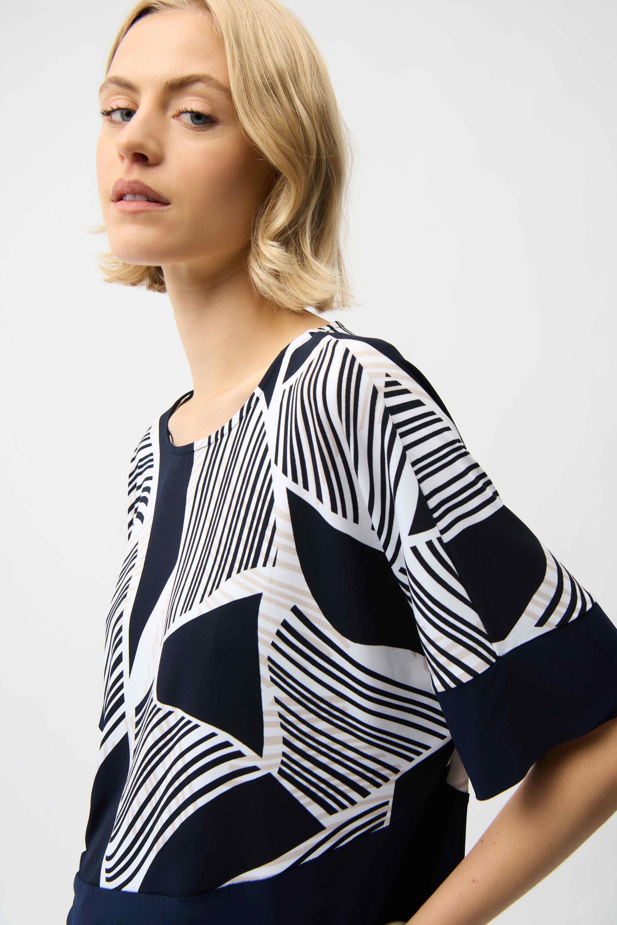 Geometric Print Top