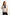 Joseph Ribkoff Silky Knit Color Block Straight Top With Zipped Collar - Style 261611
