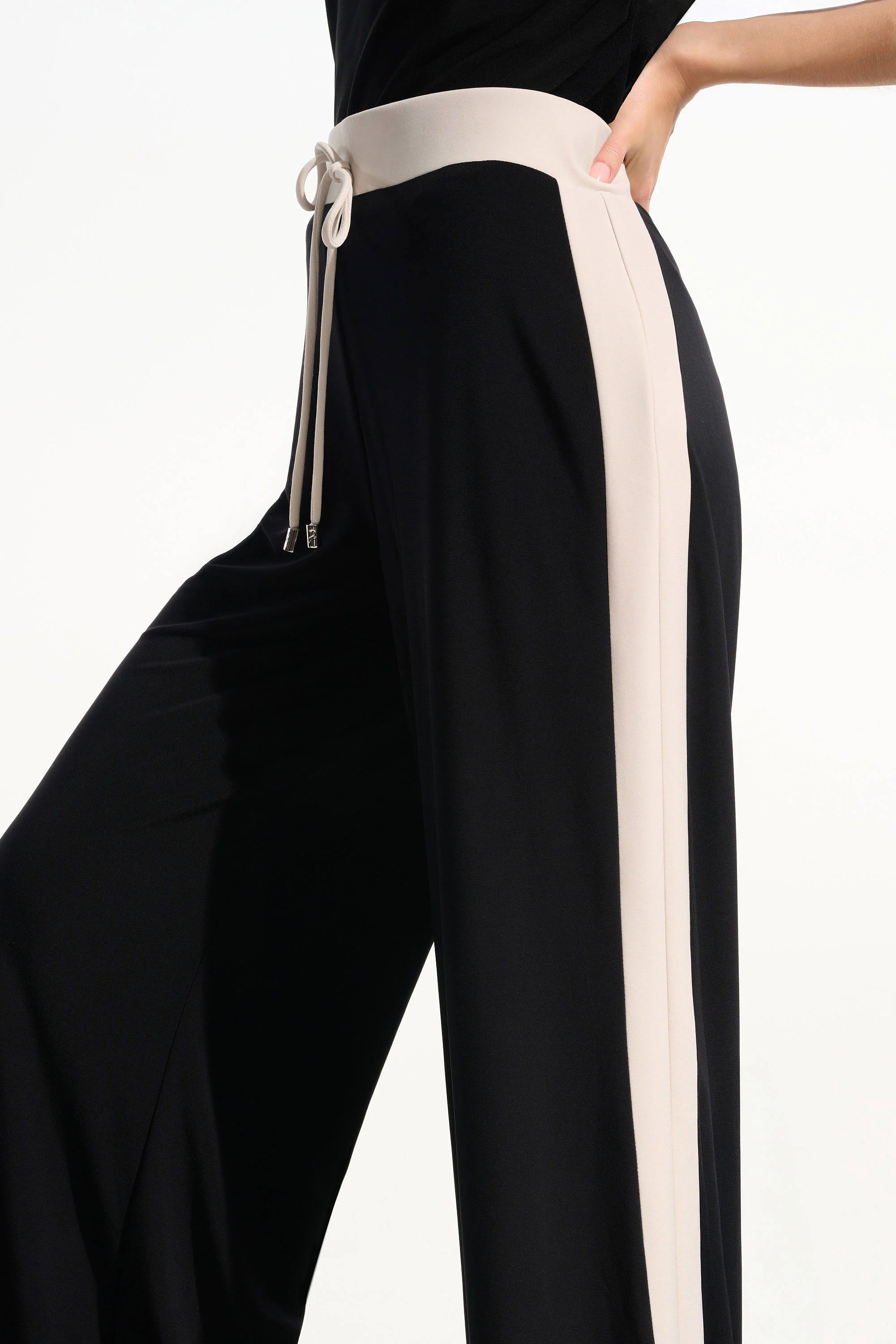Color Block Wide Leg Pants