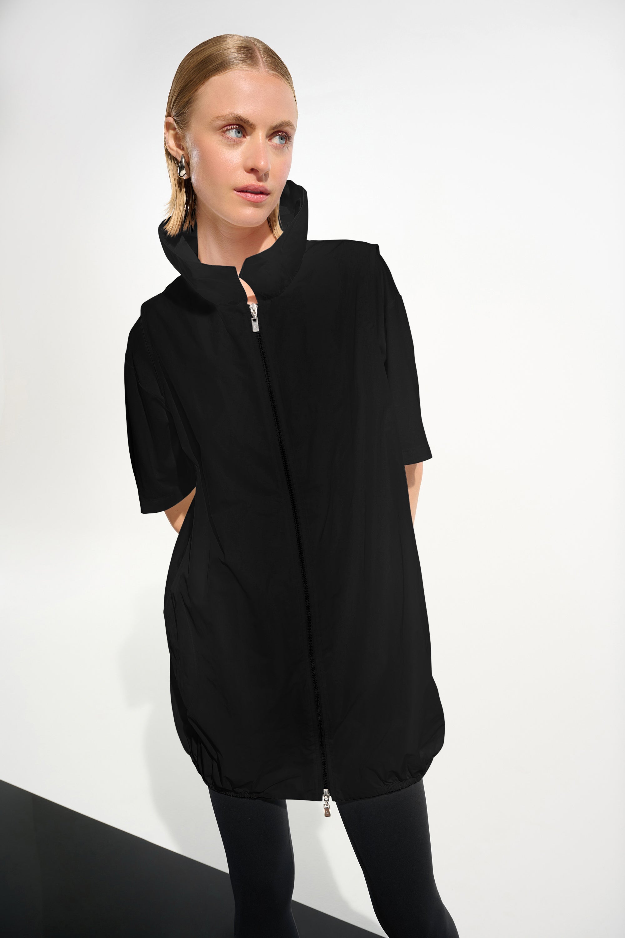 Shirred Collar Memory Vest