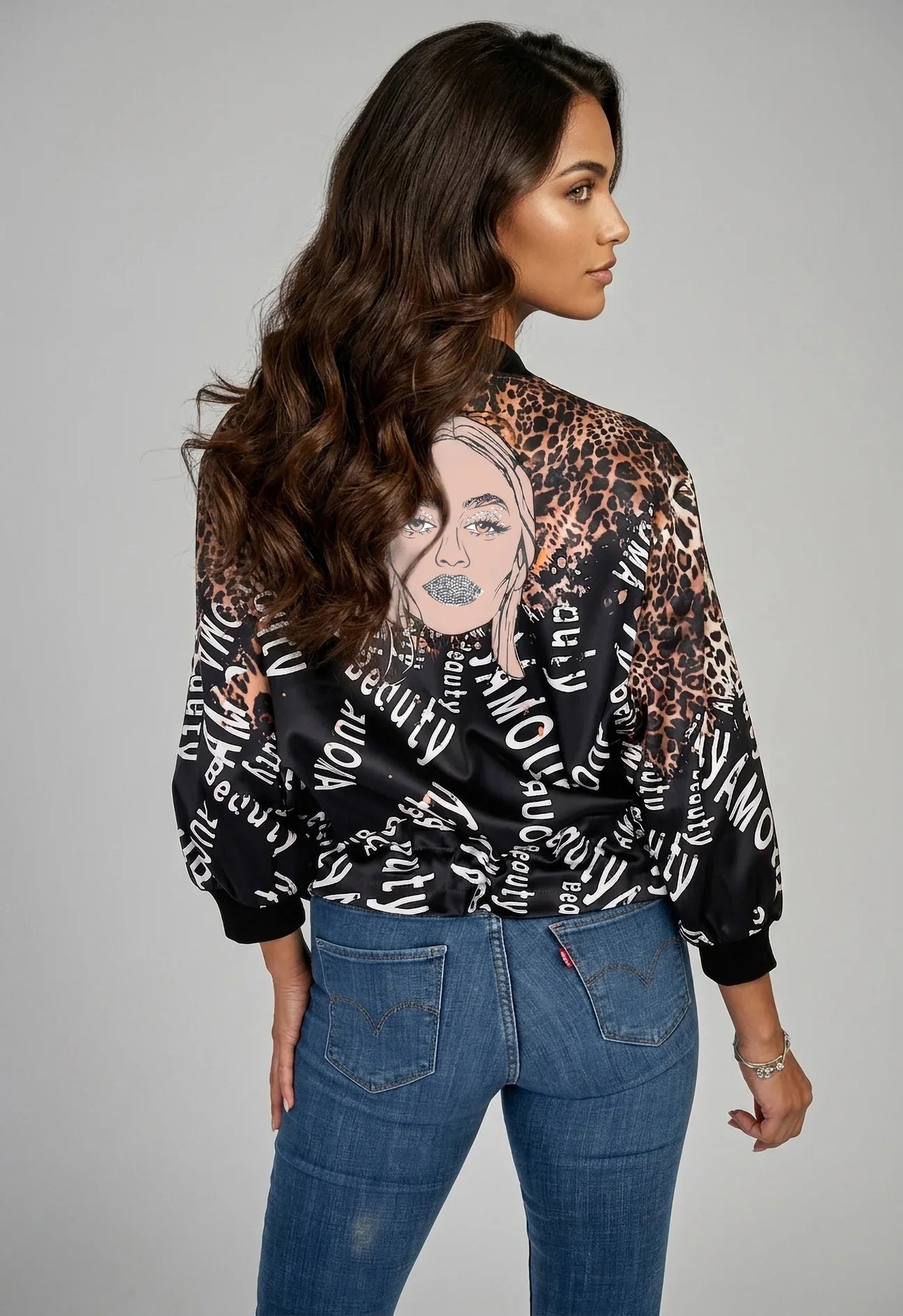 Frank Lyman Animal Jacket - Style 261657