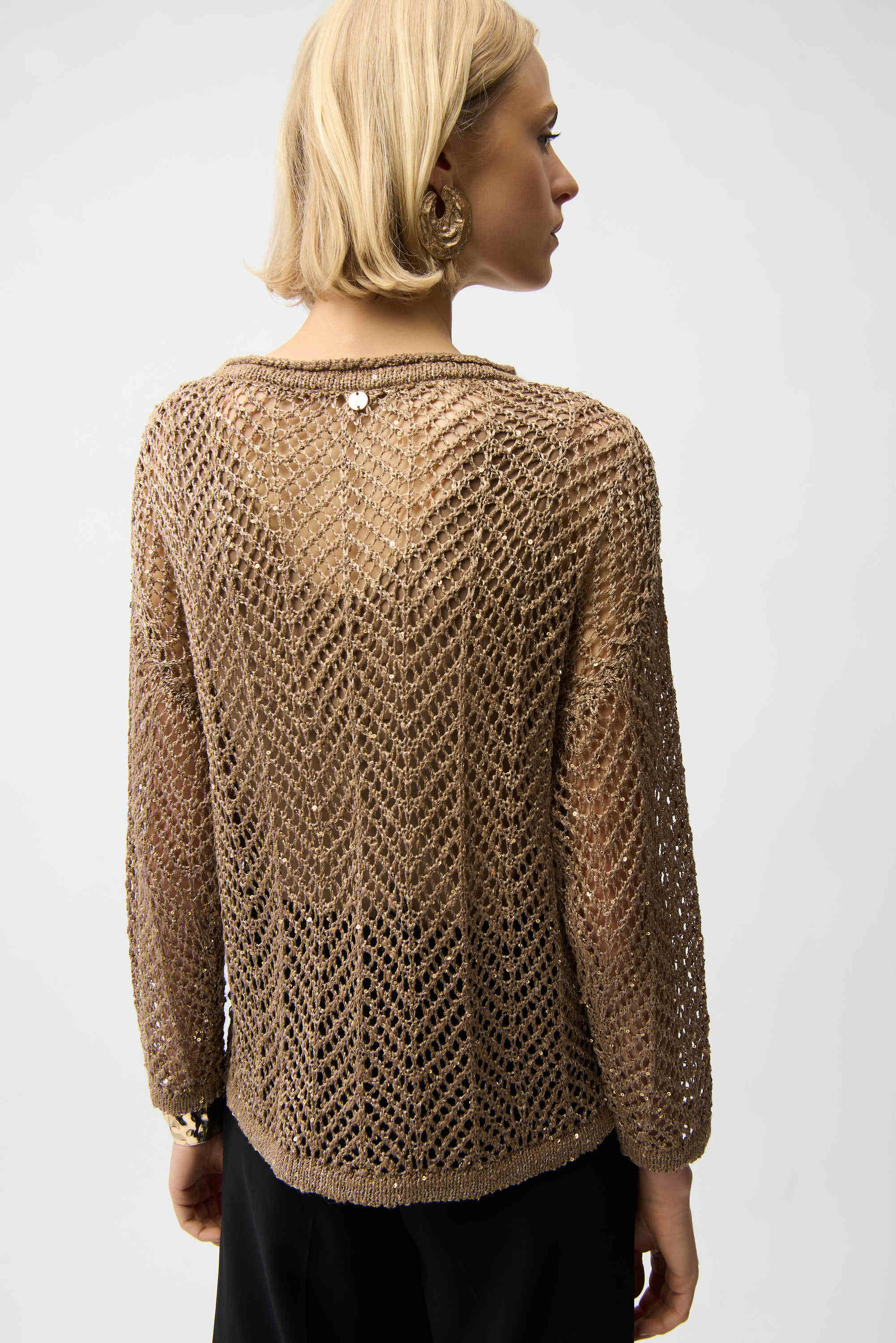 Chevron Open Stitch Sweater