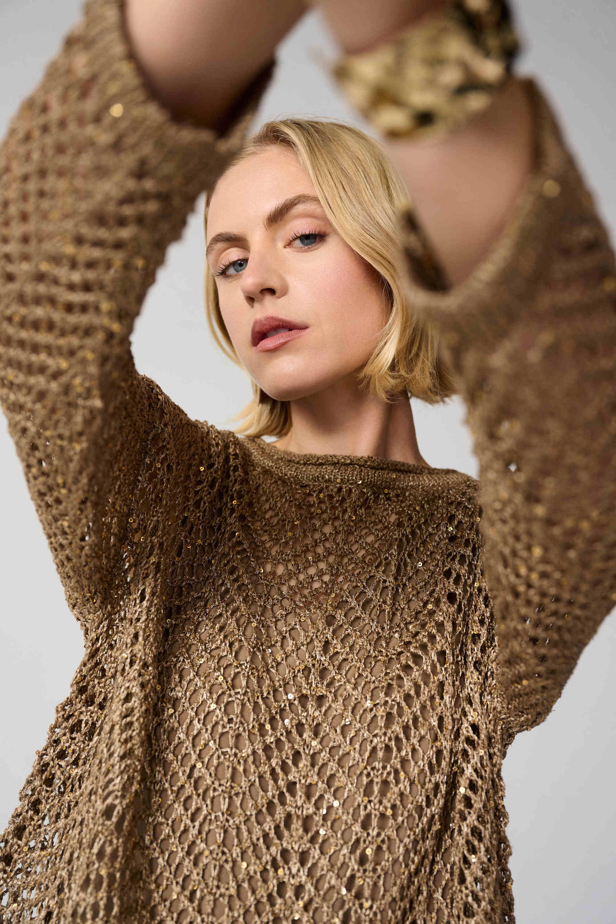 Chevron Open Stitch Sweater
