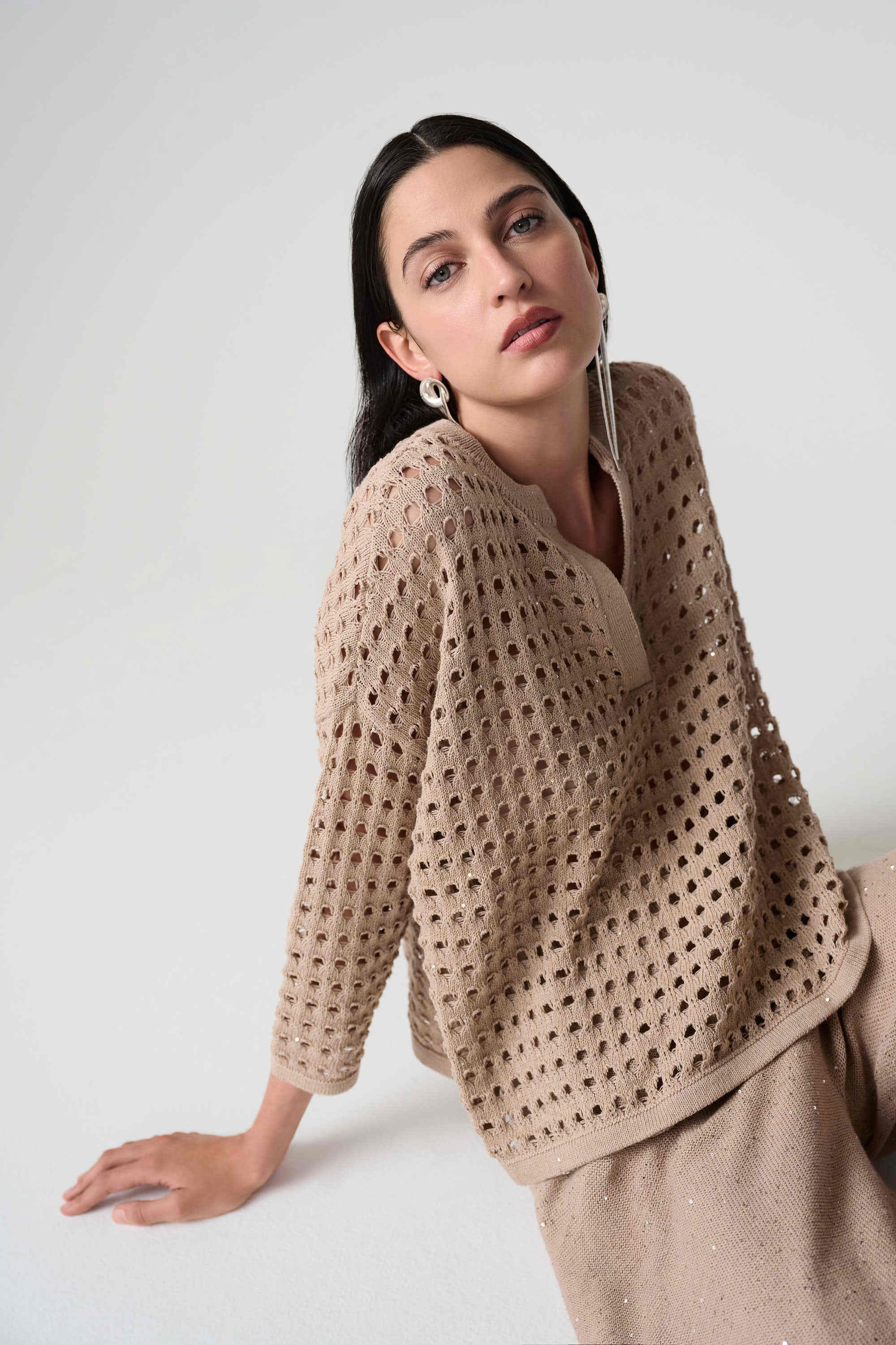 Open Stitch Sweater