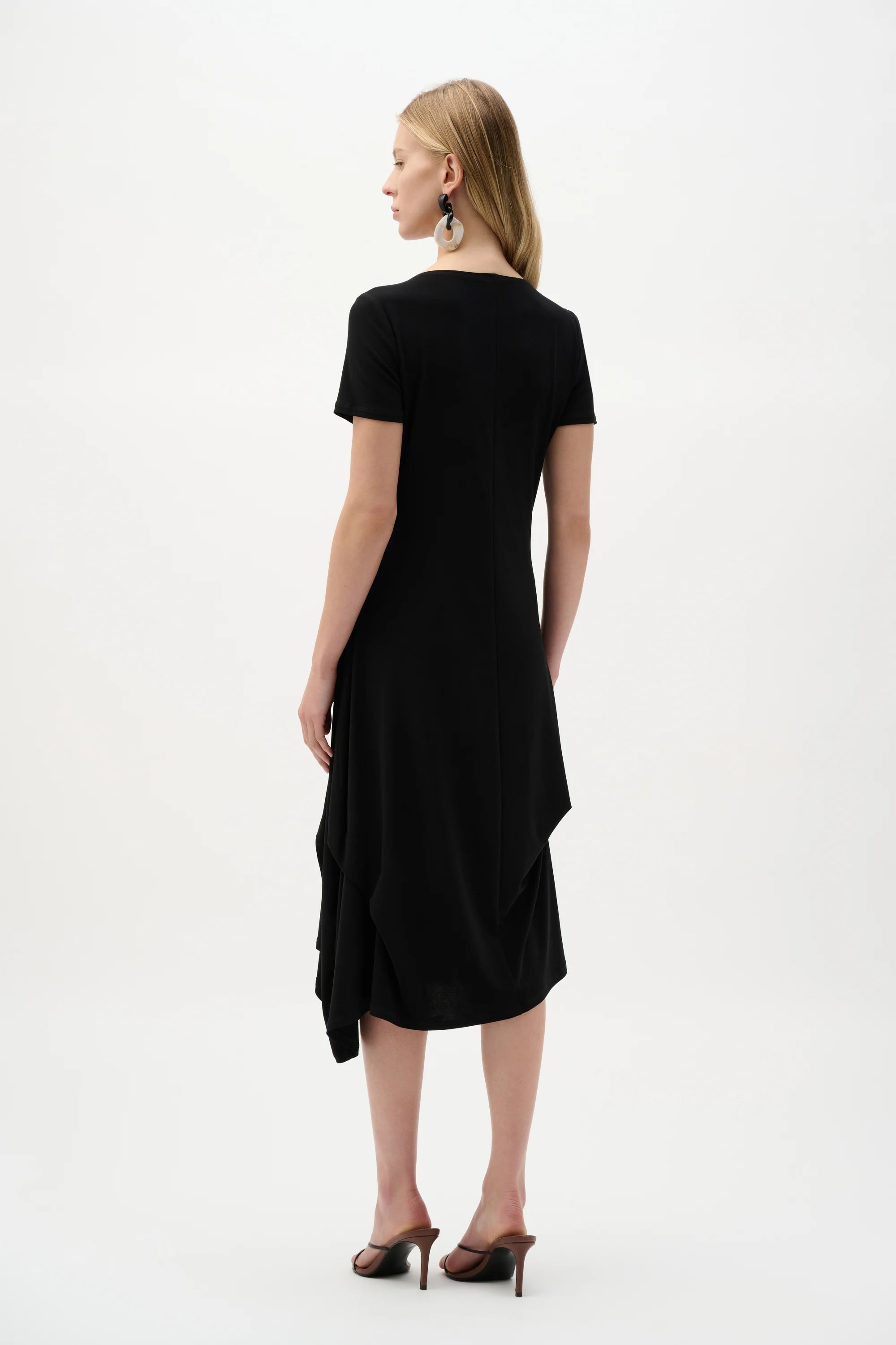 Boat Neck Trapeze Dress