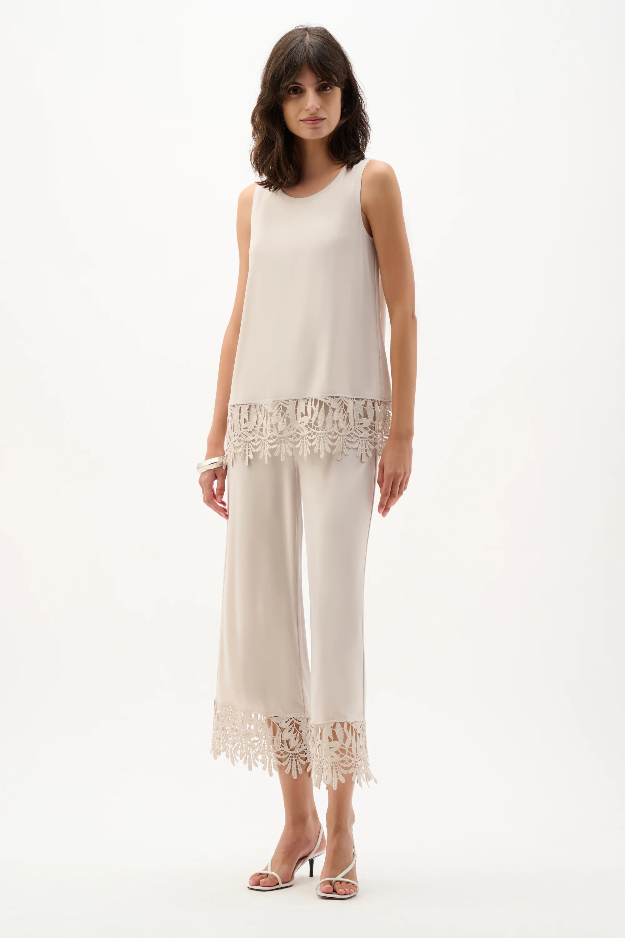 Guipure Lace Hem Top