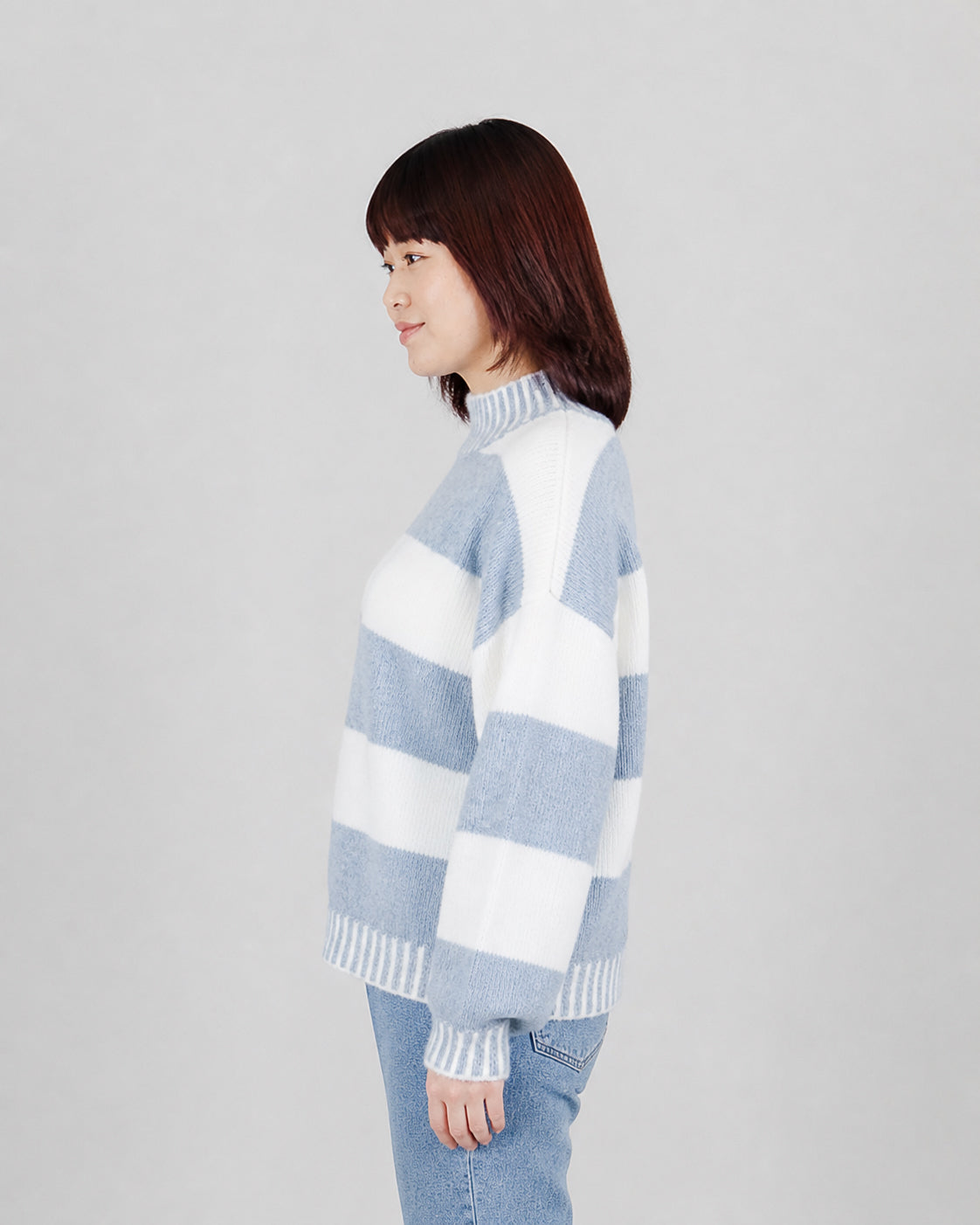 Fun Sport Striped Long Sleeve Sweater - Style 262105
