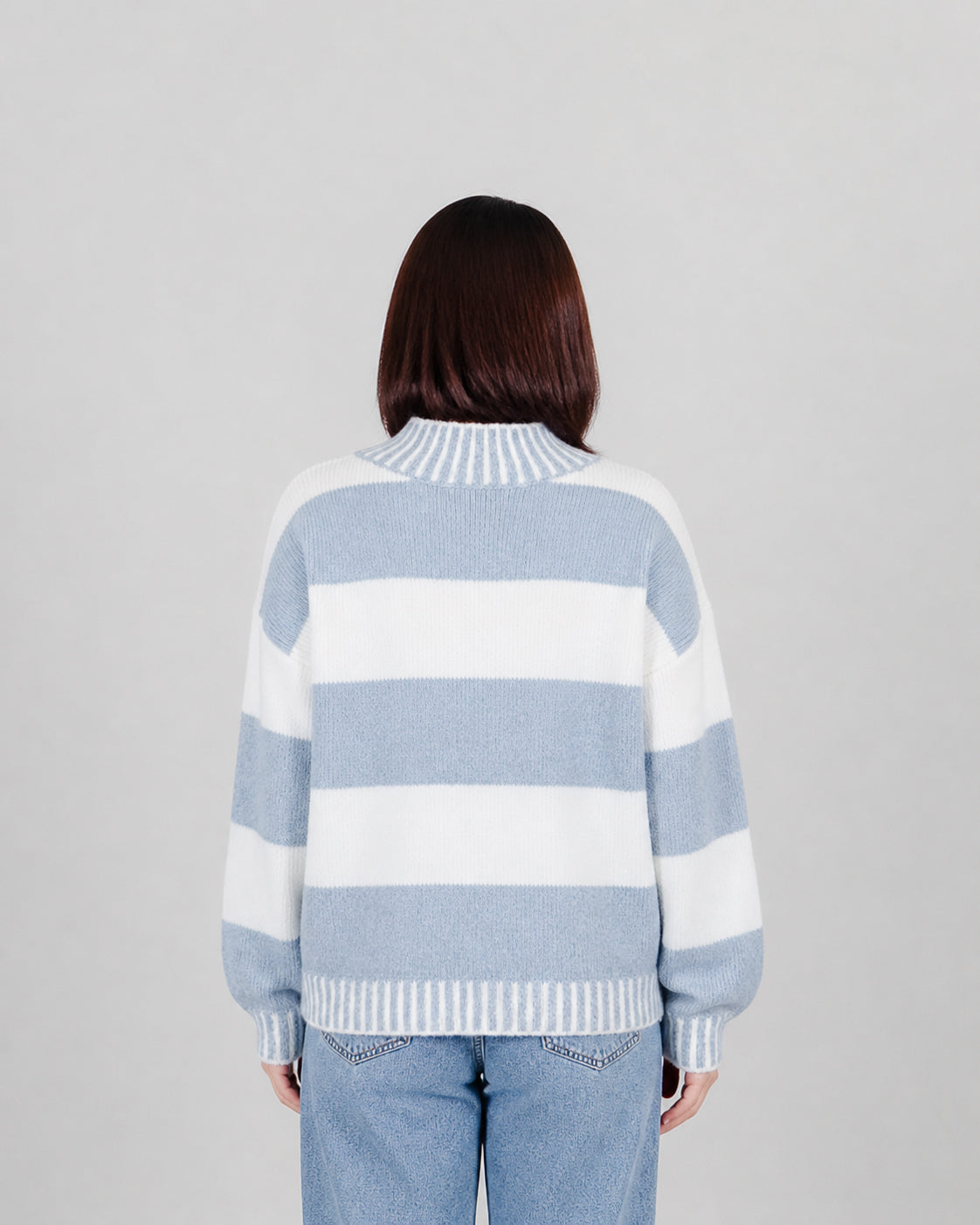 Fun Sport Striped Long Sleeve Sweater - Style 262105