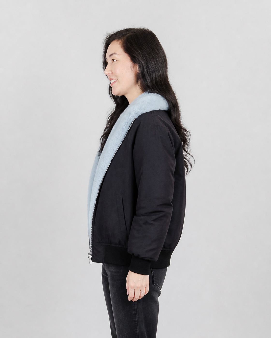 Fun Sport Reversible Jacket With Faux Fur - Style 262551