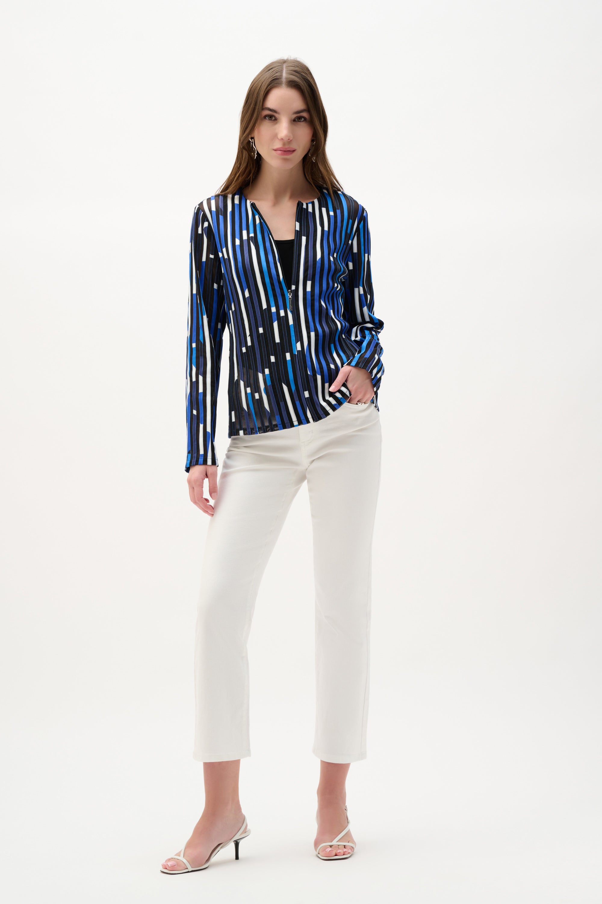 Geometric Mesh Soutache Jacket