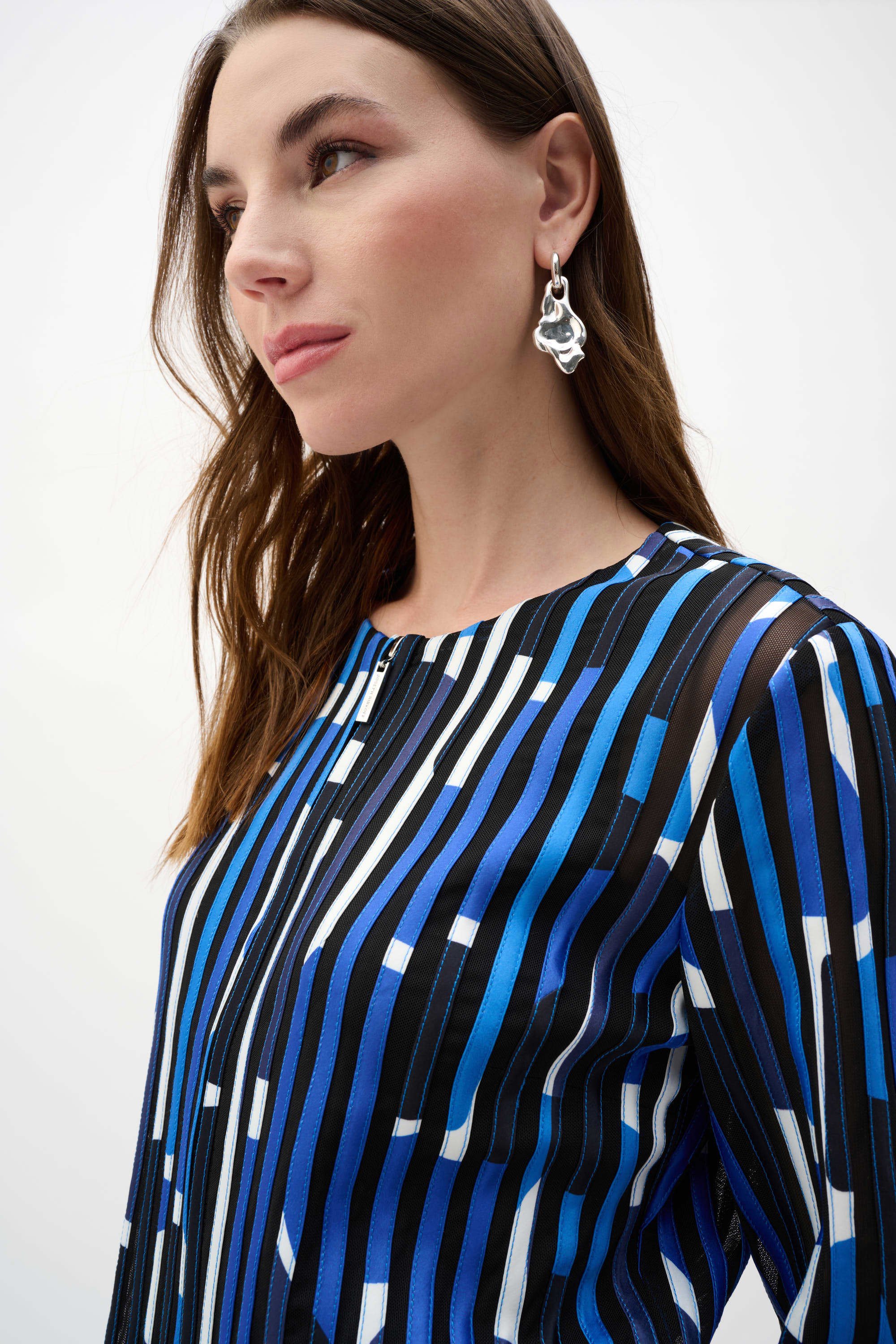 Geometric Mesh Soutache Jacket