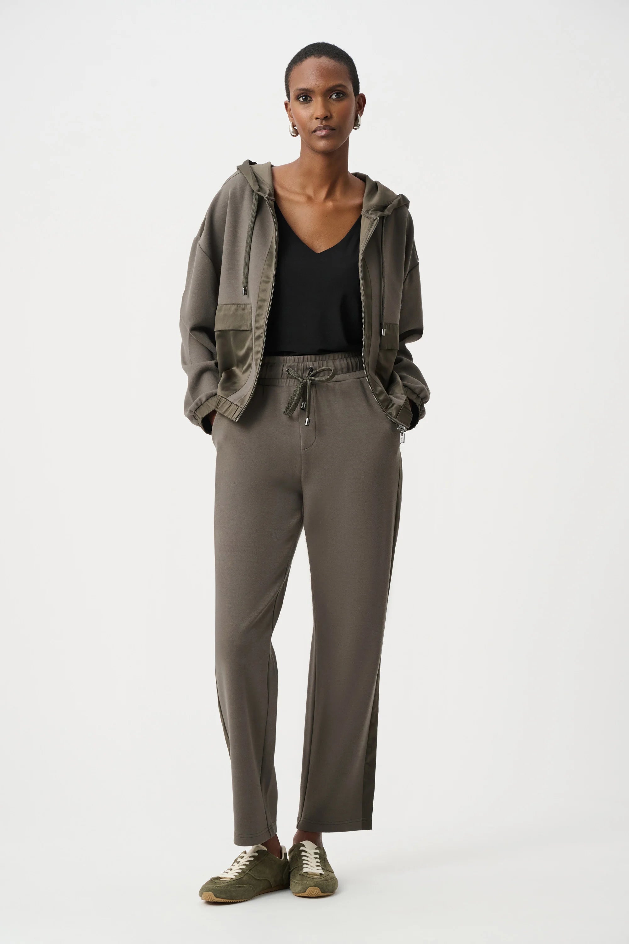 Scuba Jersey Straight Leg Pants