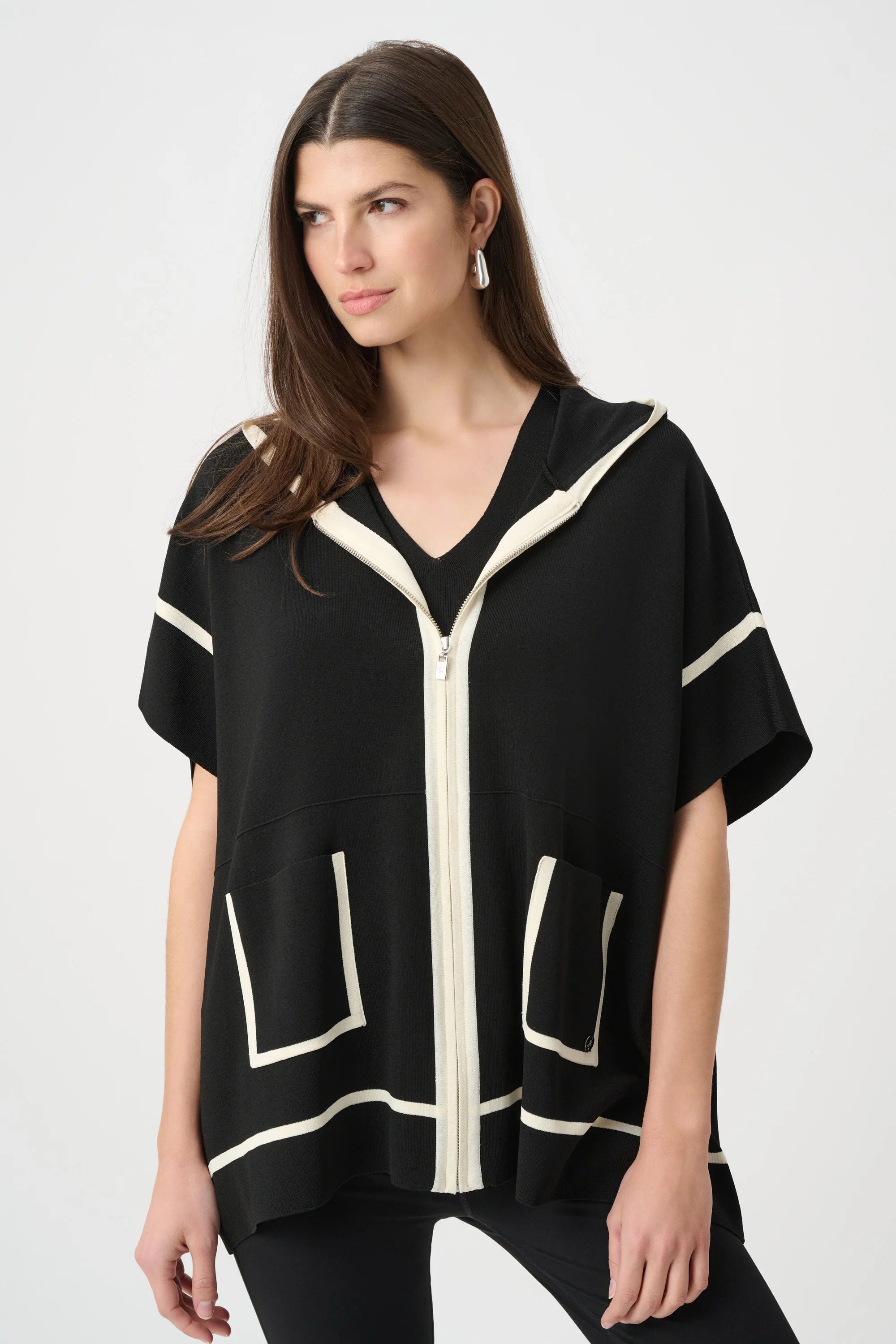 Hooded Boxy Jacket
