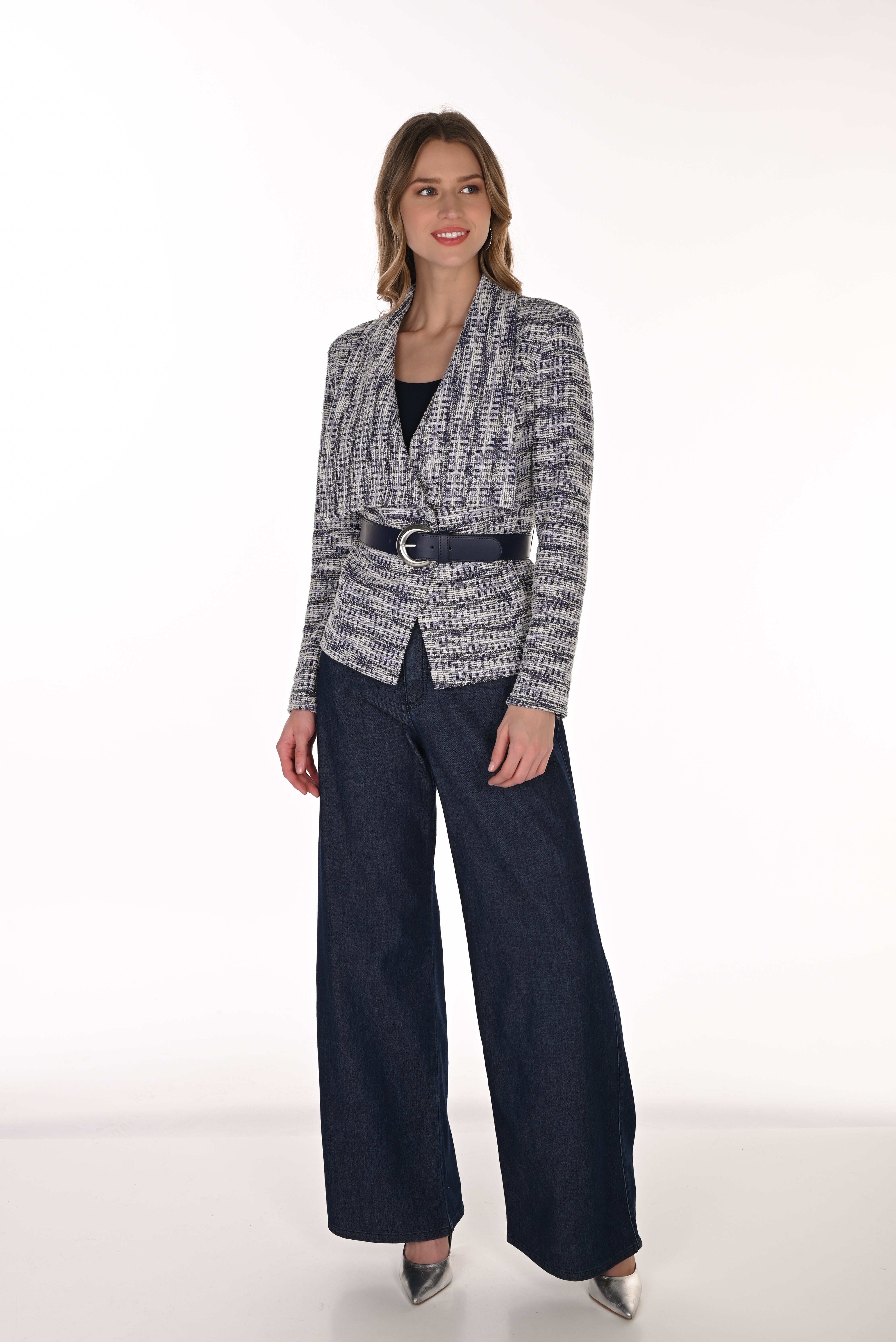Wide-Leg Denim Pant