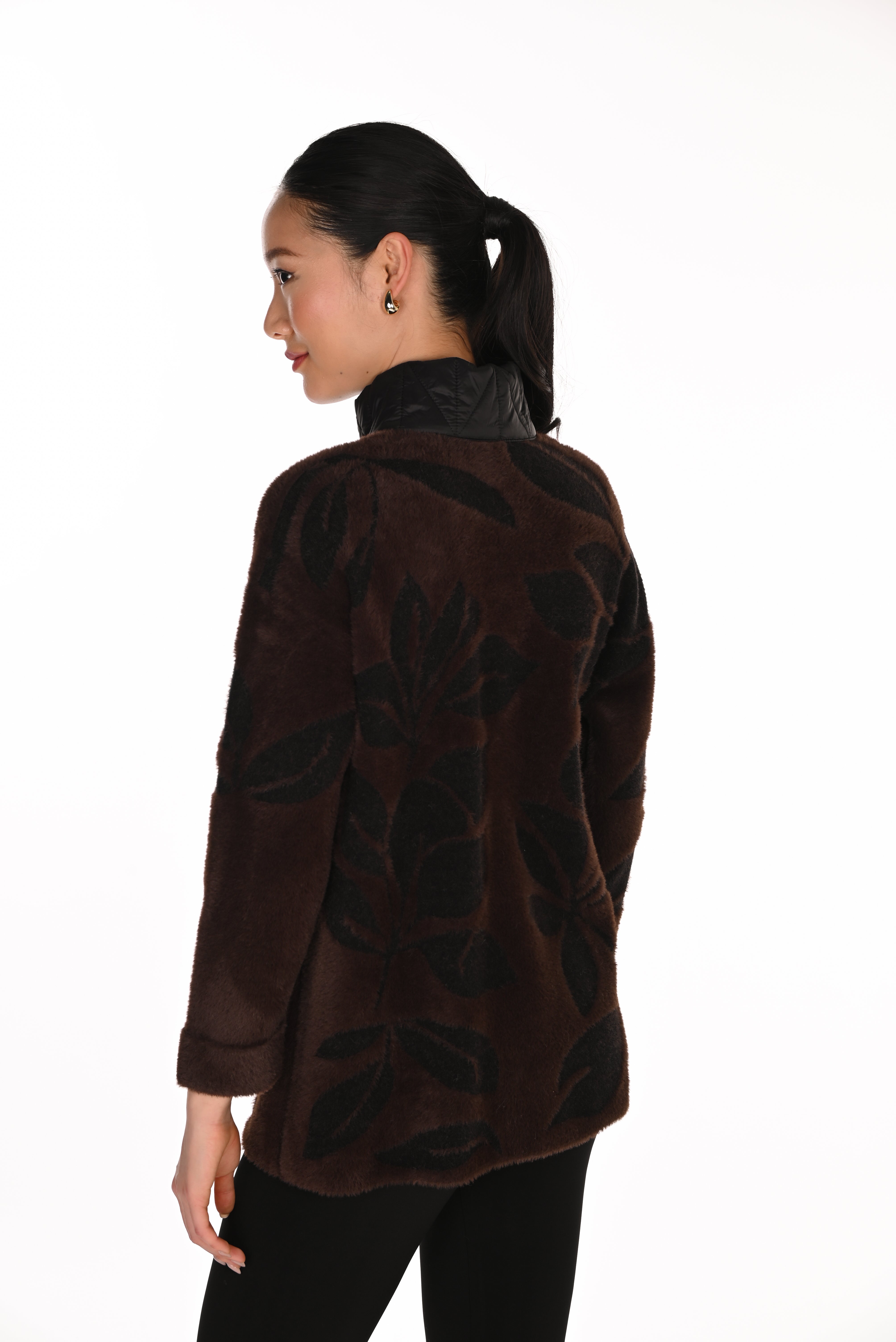 Quilted Faux Fur Jacket