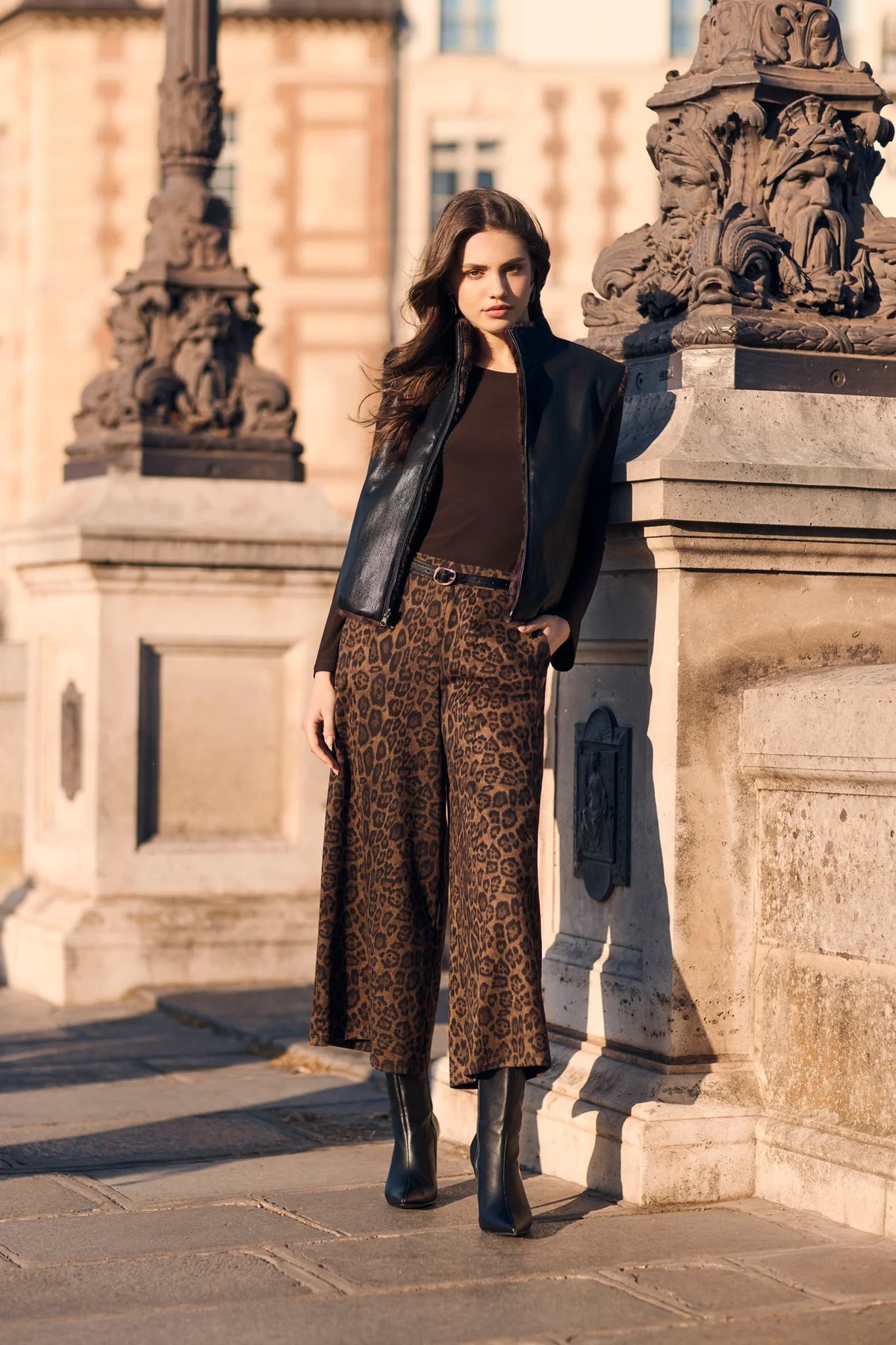Frank Lyman Leopard Pant - Style 263188