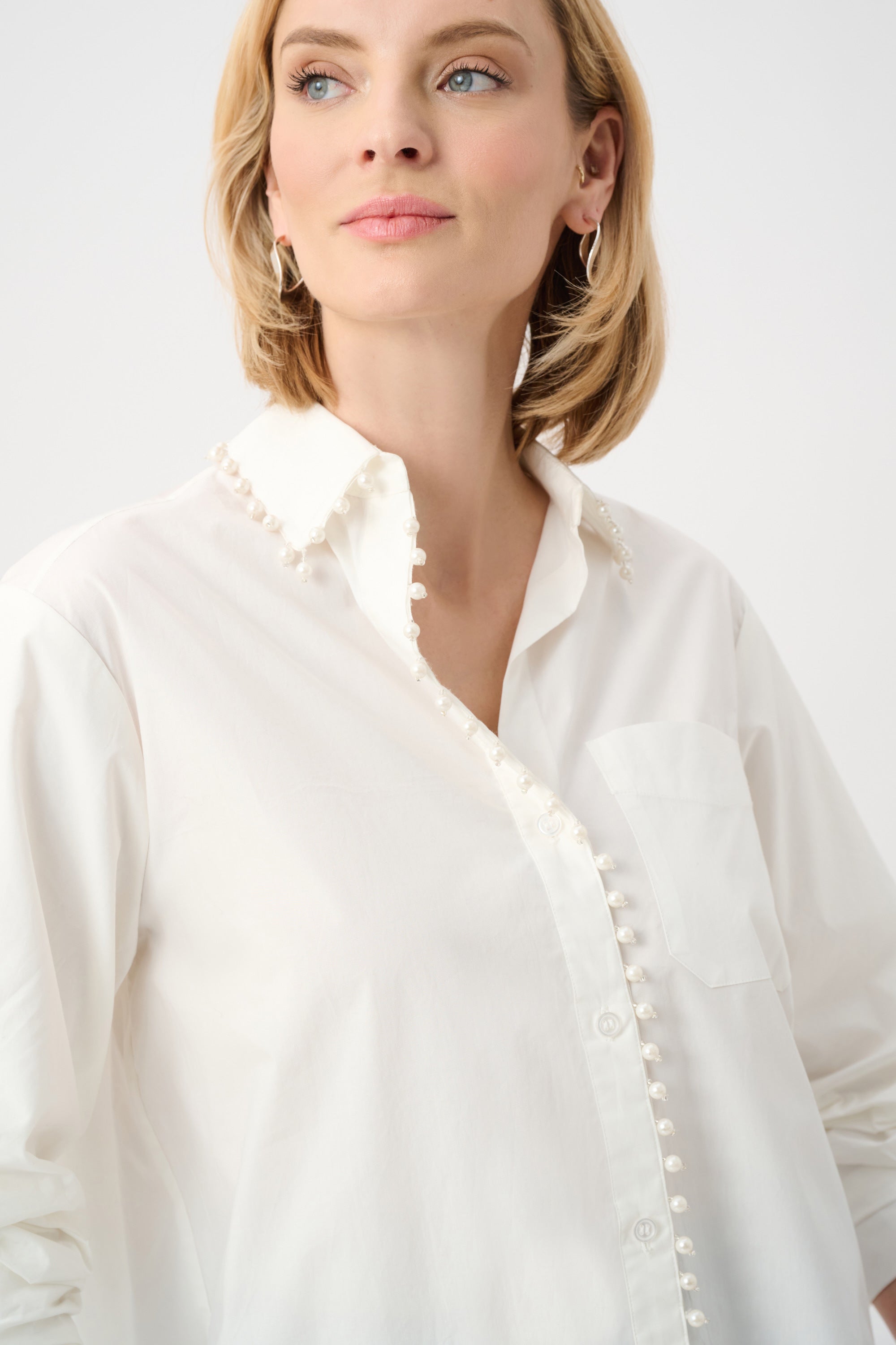 Cotton Poplin Pearl