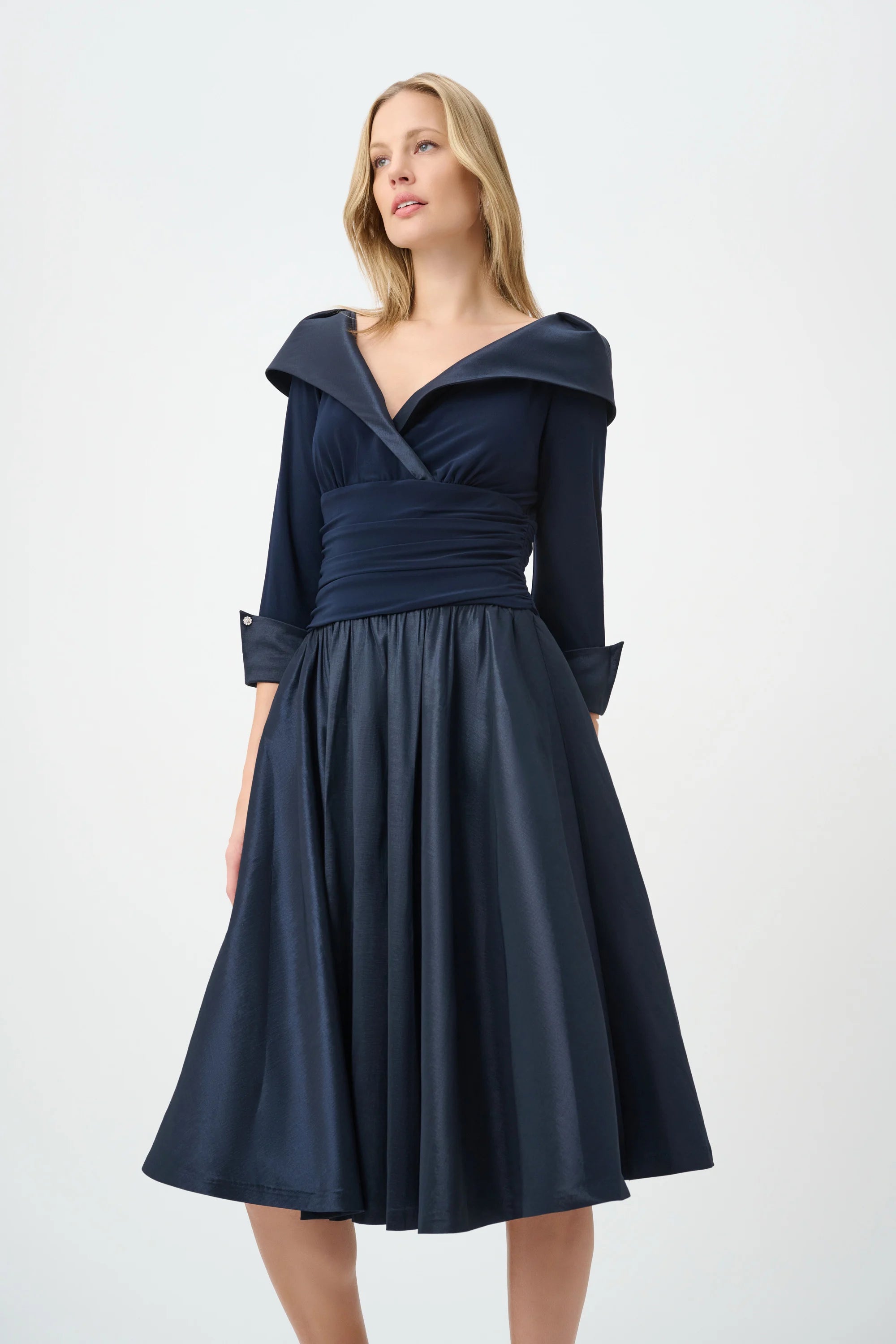 Joseph Ribkoff Classic V-Neck Flare Dress - Style 264723