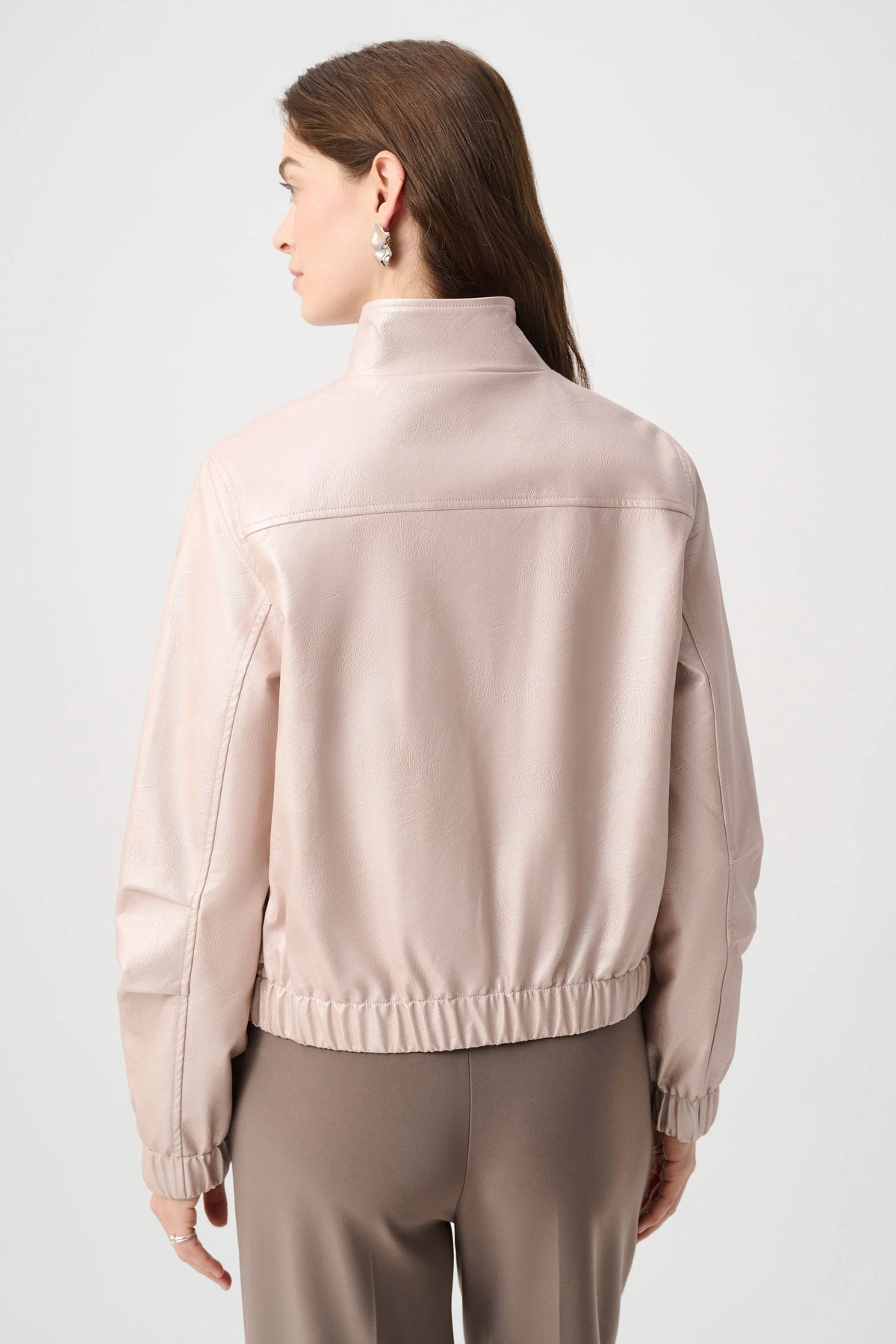Joseph Ribkoff Metallic Bomber Jacket - Style 264907