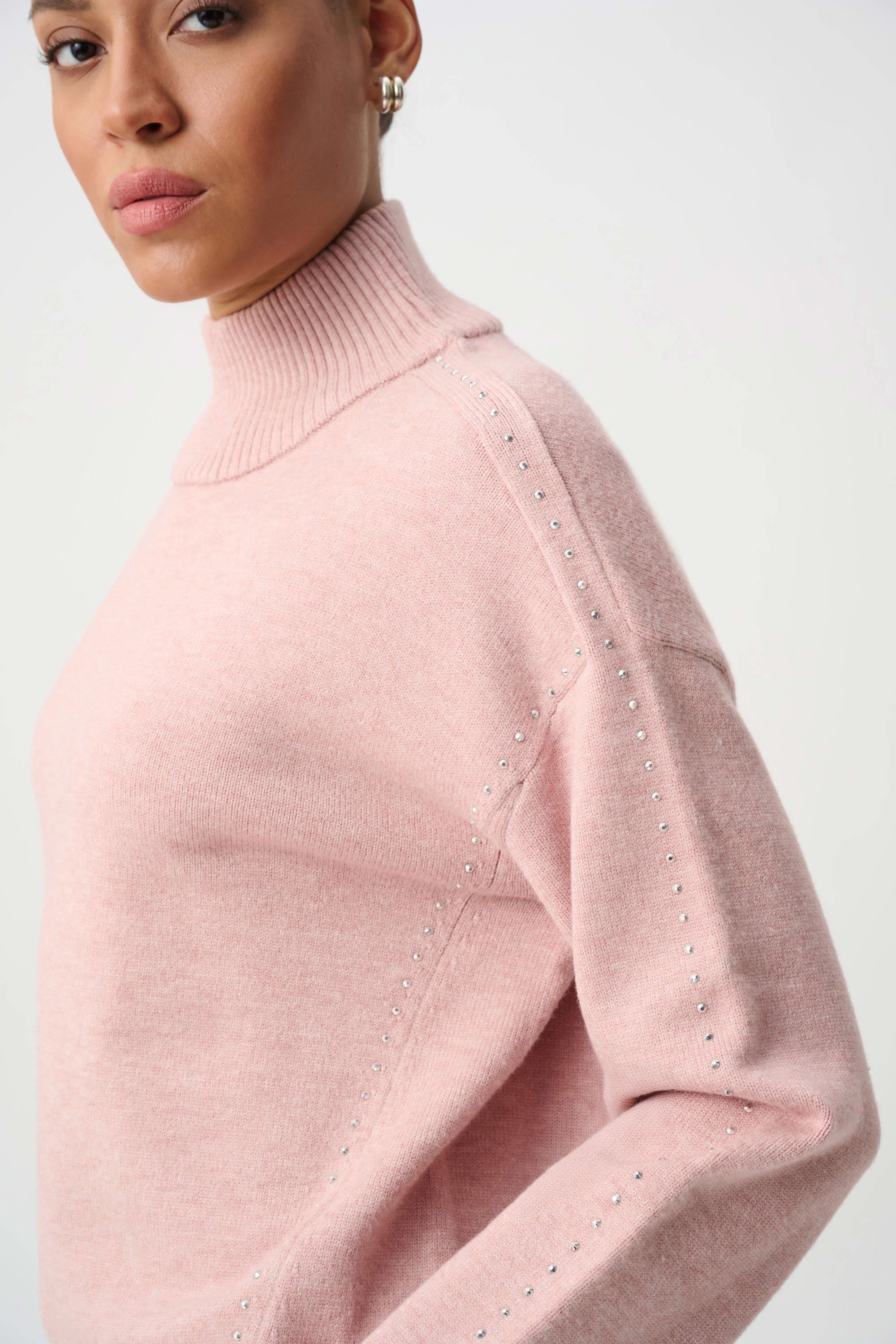 Joseph Ribkoff Embellished Turtleneck Sweater - Style 264934