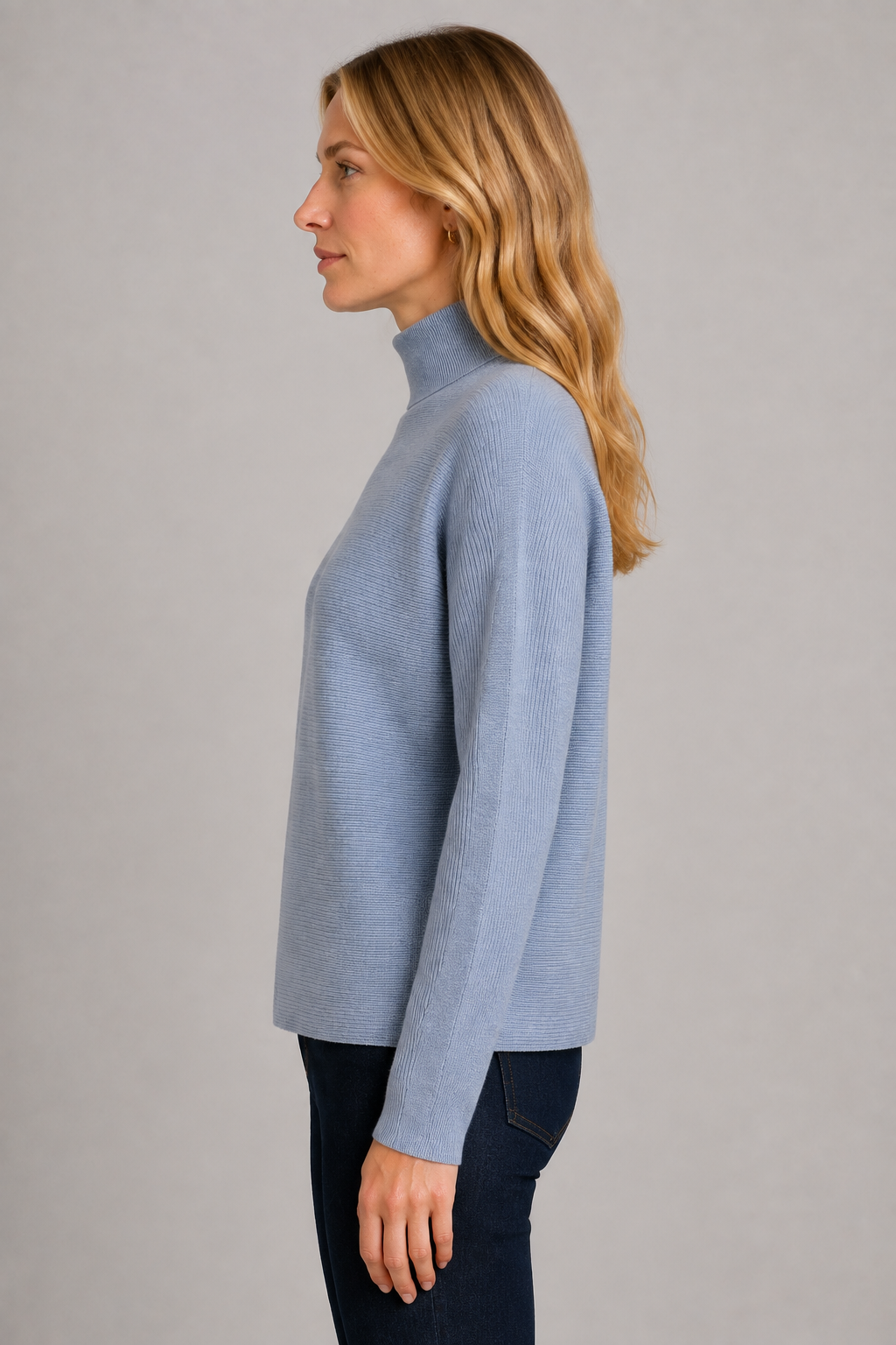 Soya Concepts Dollie 796-Long Sleeve Turtleneck Top - Style 5f33674A