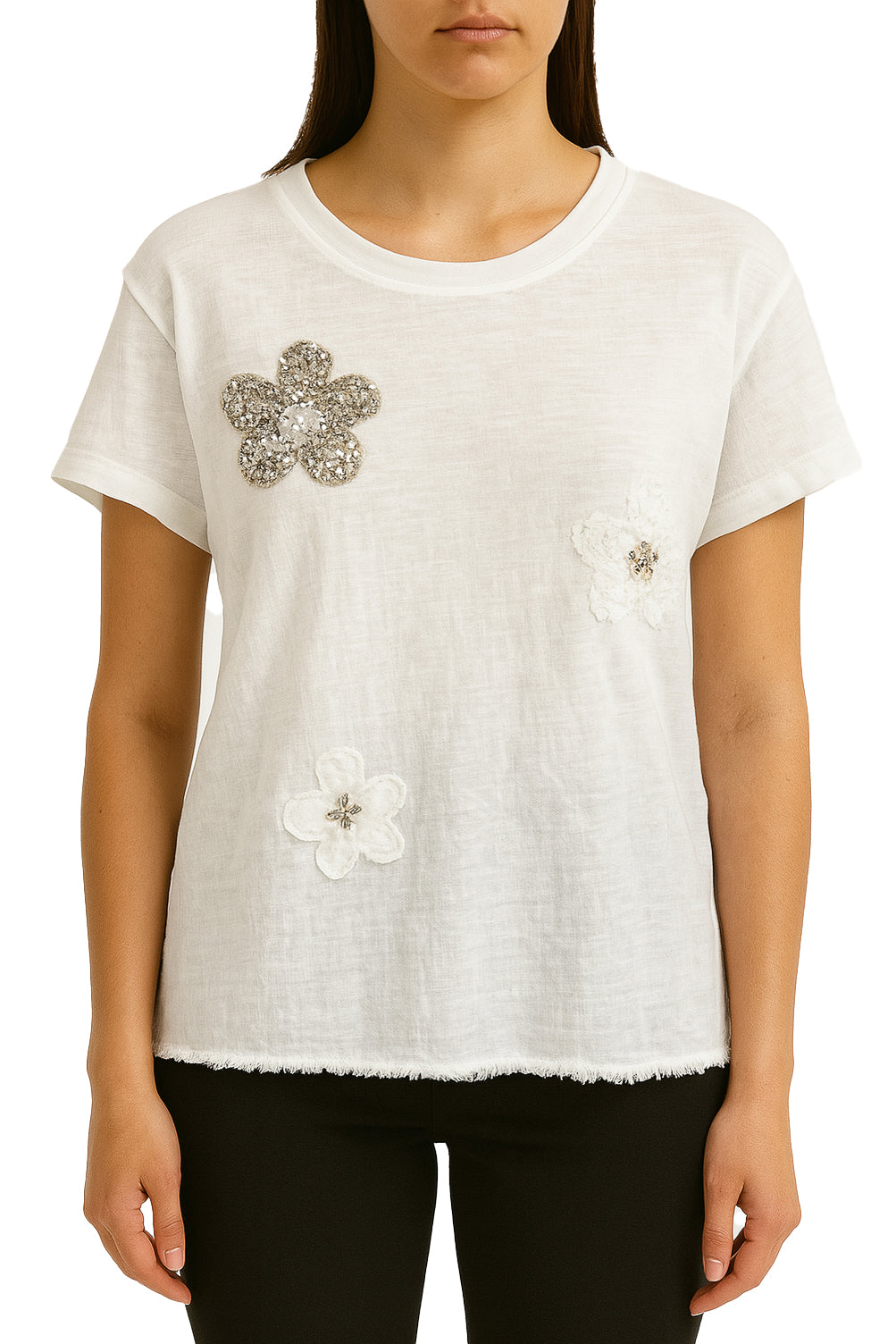 Floral Short-Sleeve Top