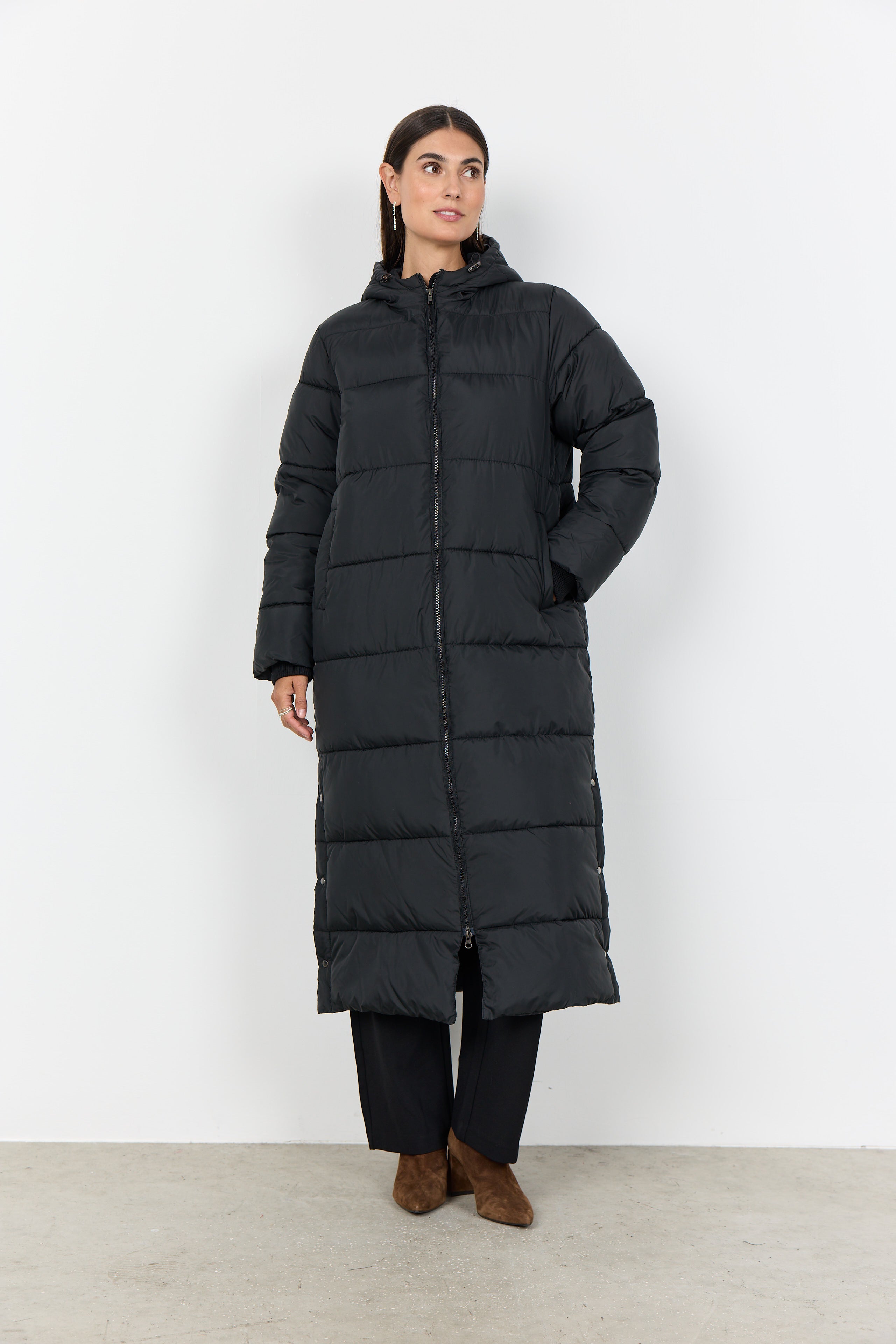 Soya Concepts Long Puffer Coat - Style 5PF41508