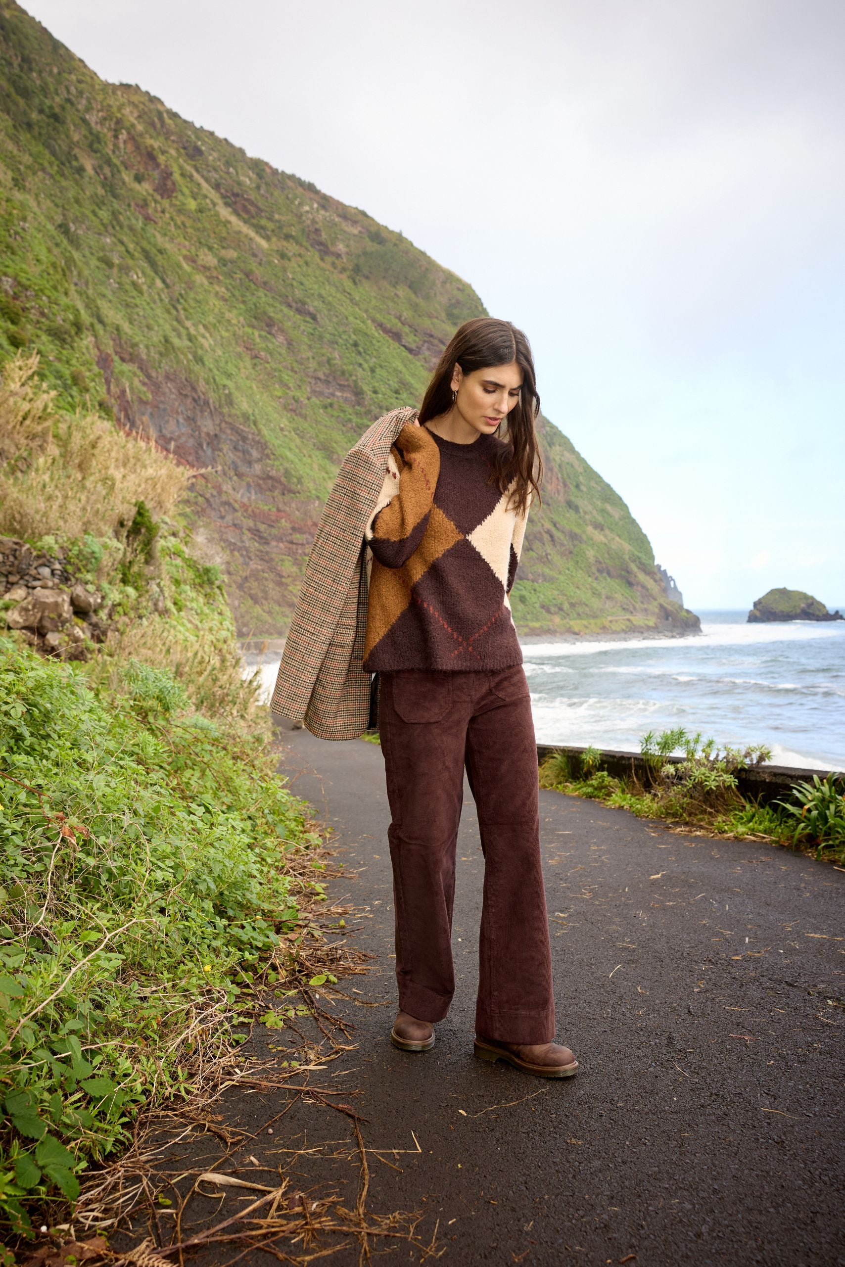 Soya Concepts  Argyle Sweater - Style 5F33865