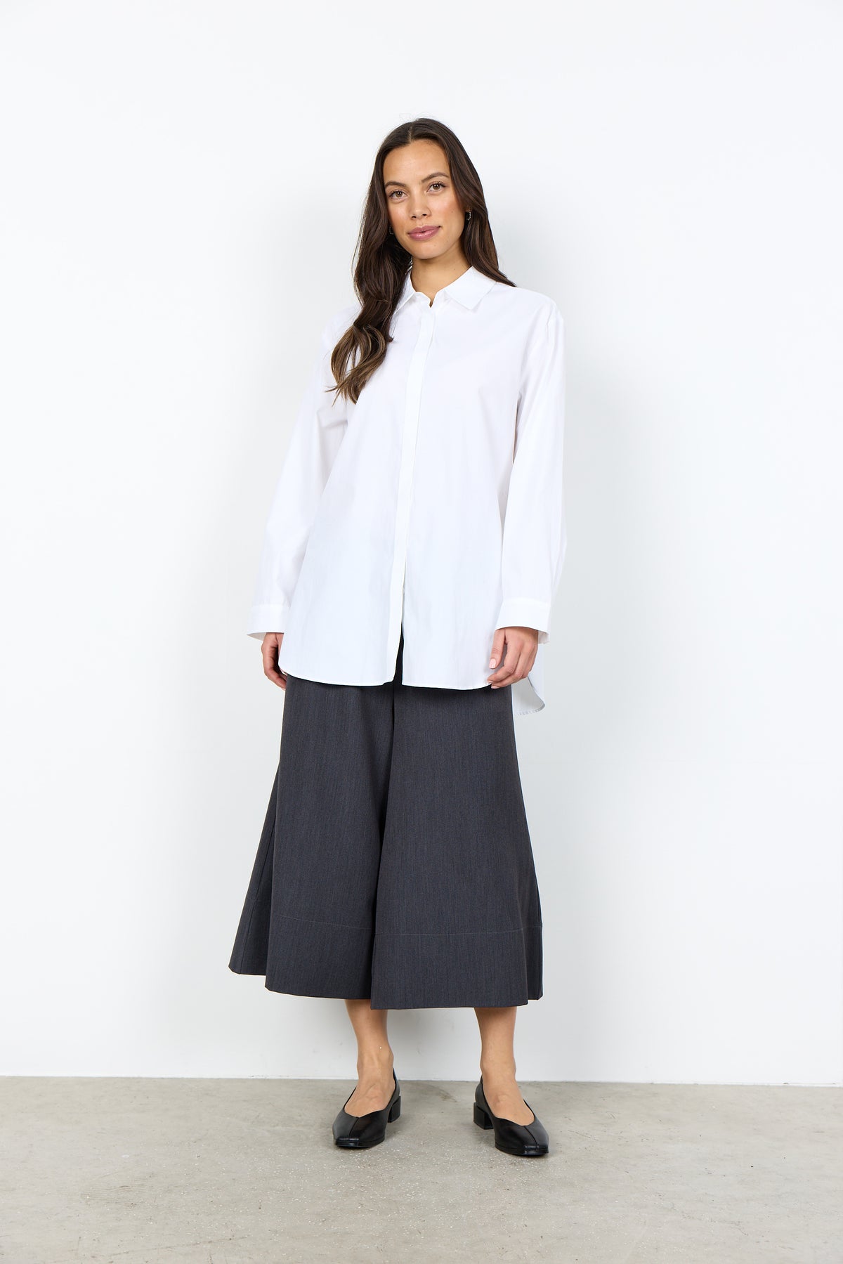 Soya Concepts Long Sleeve Button-Up Shirt - Style 5F41966