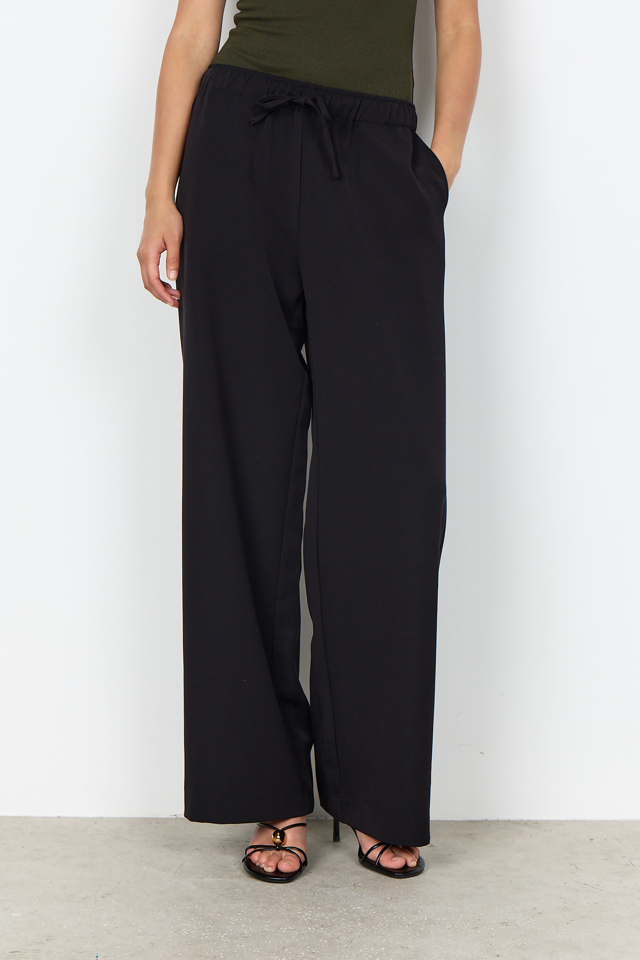 Soya Concepts Wide-Leg Drawstring Pant - Style 5F42009