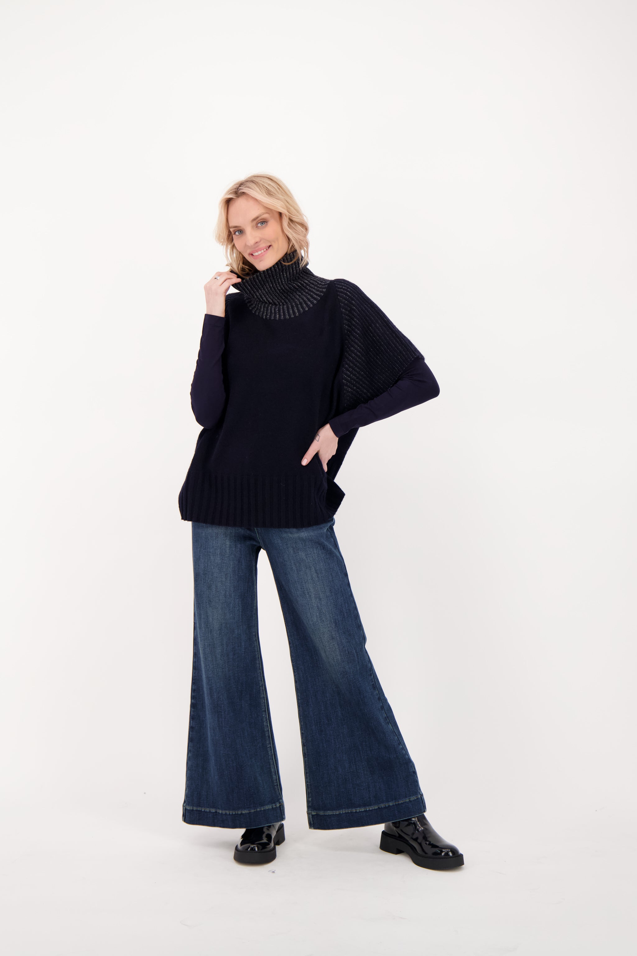 Spanner Turtleneck Sweater Vest - Style 426288T