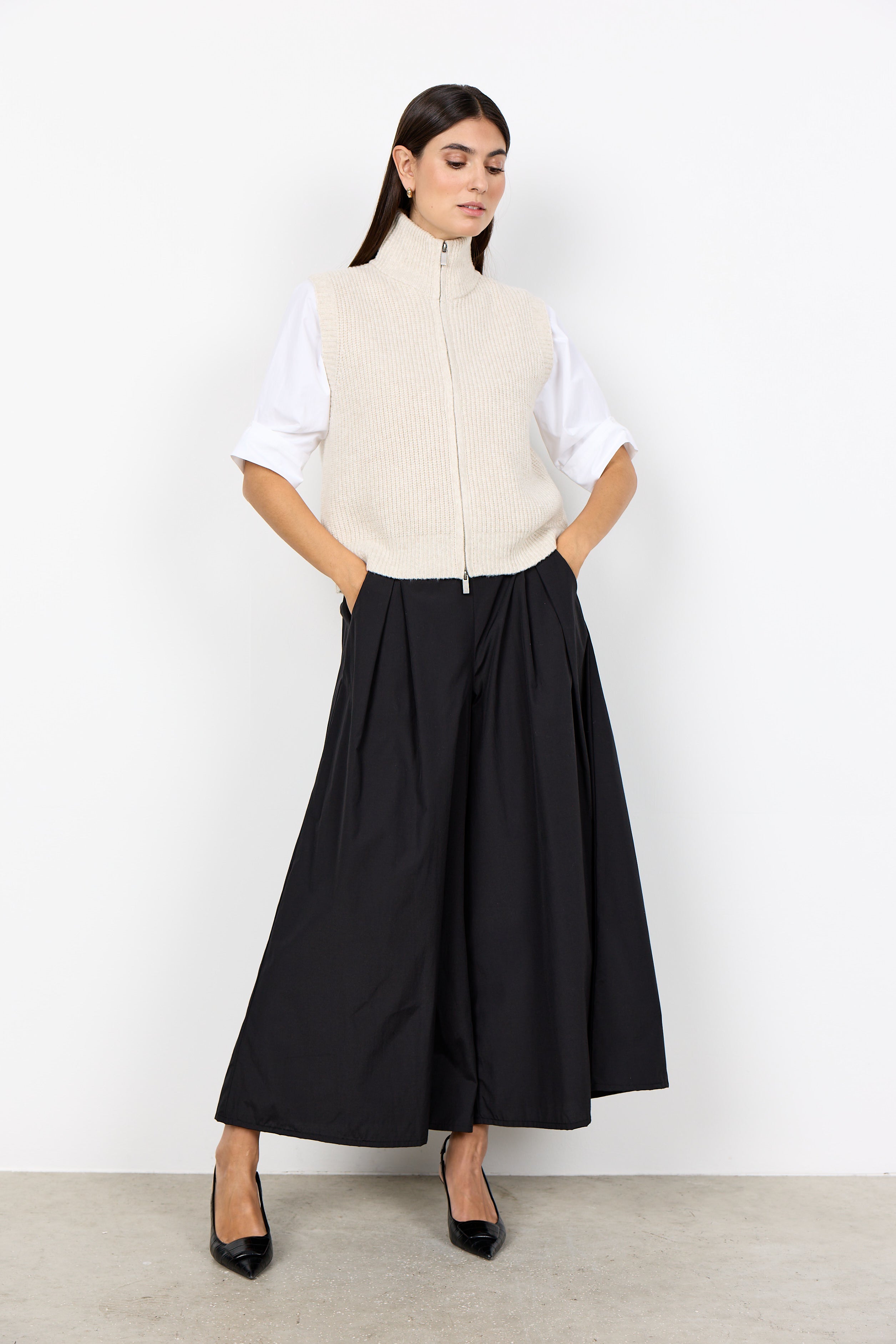 Soya Concepts Zip-Front Vest - Style 5PF51516