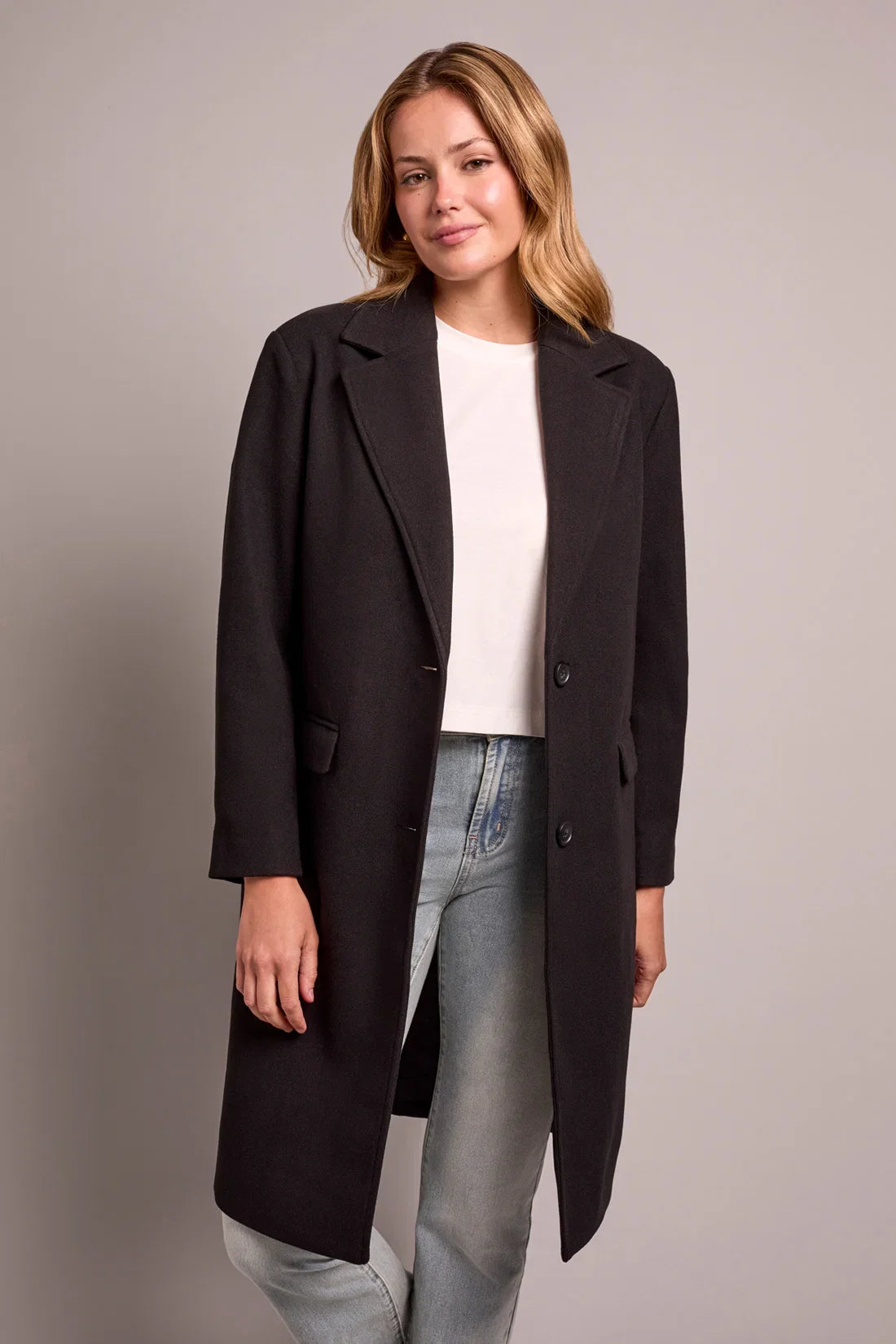 Tribal Trench Coat With Fooler Hoodie - Style 5942O-5369