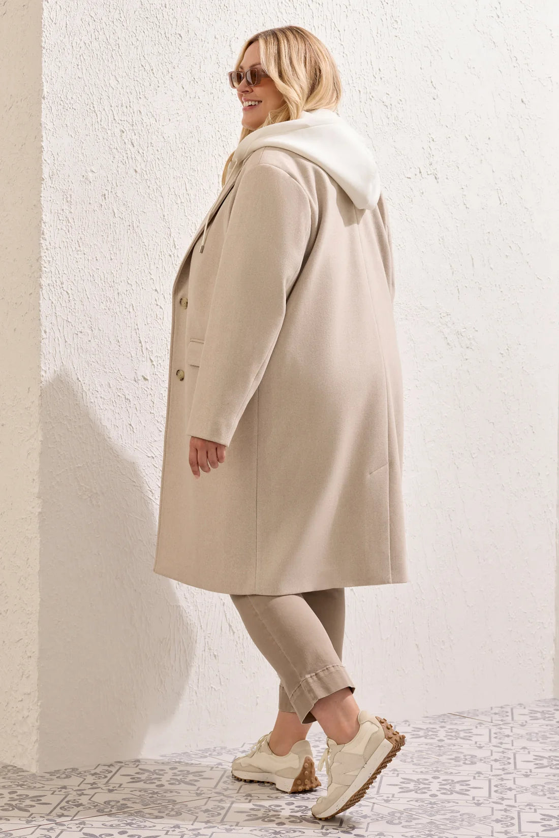 Tribal Ultra-Soft Car Coat with Removable Fooler Hoodie - Style 5942V-5369