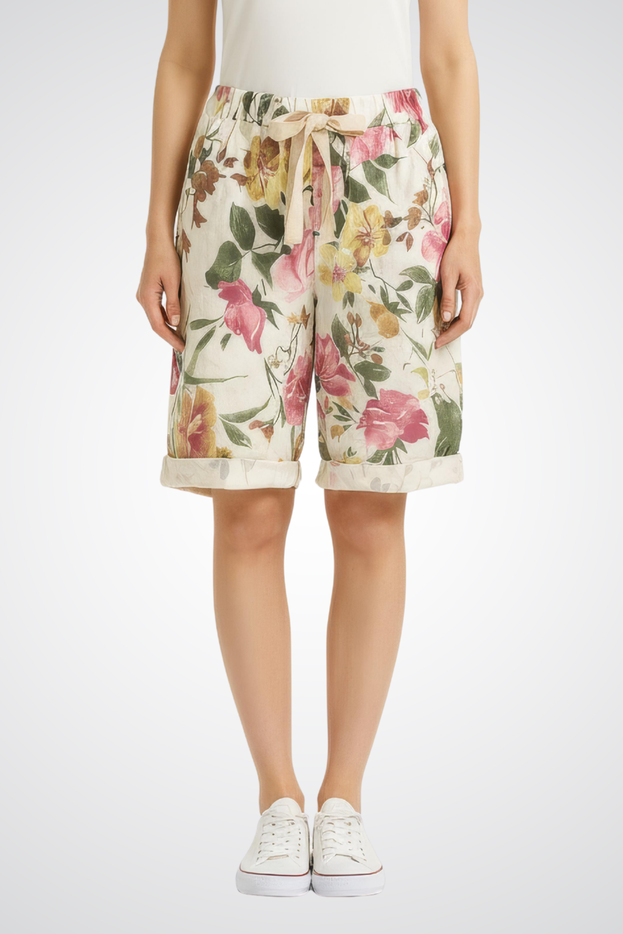 Floral Drawstring Pants
